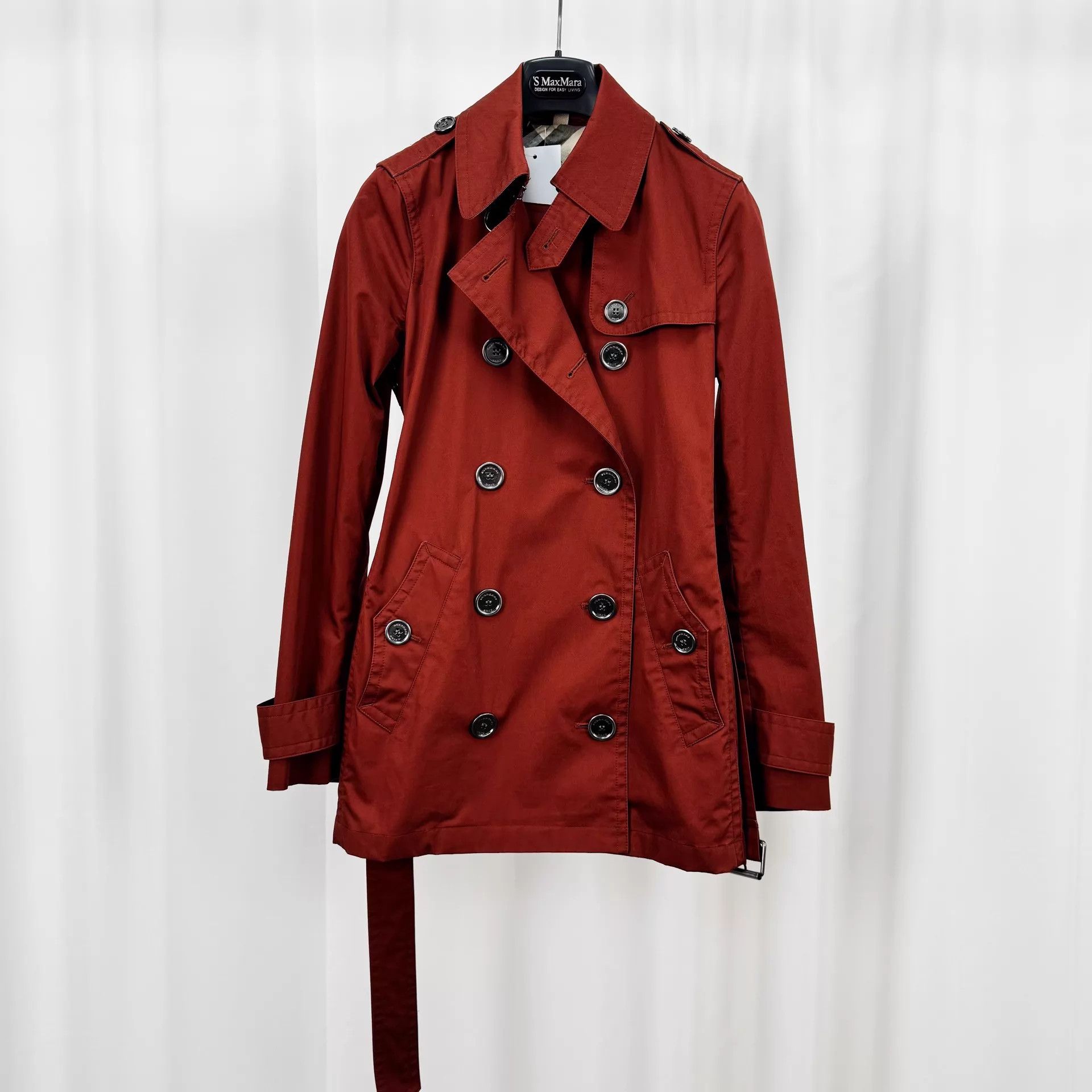 Burberry Burberry Double-Breasted Check Trench UK6 99% New Size XS / US 0-2 / IT 36-38 - 1 Thumbnail