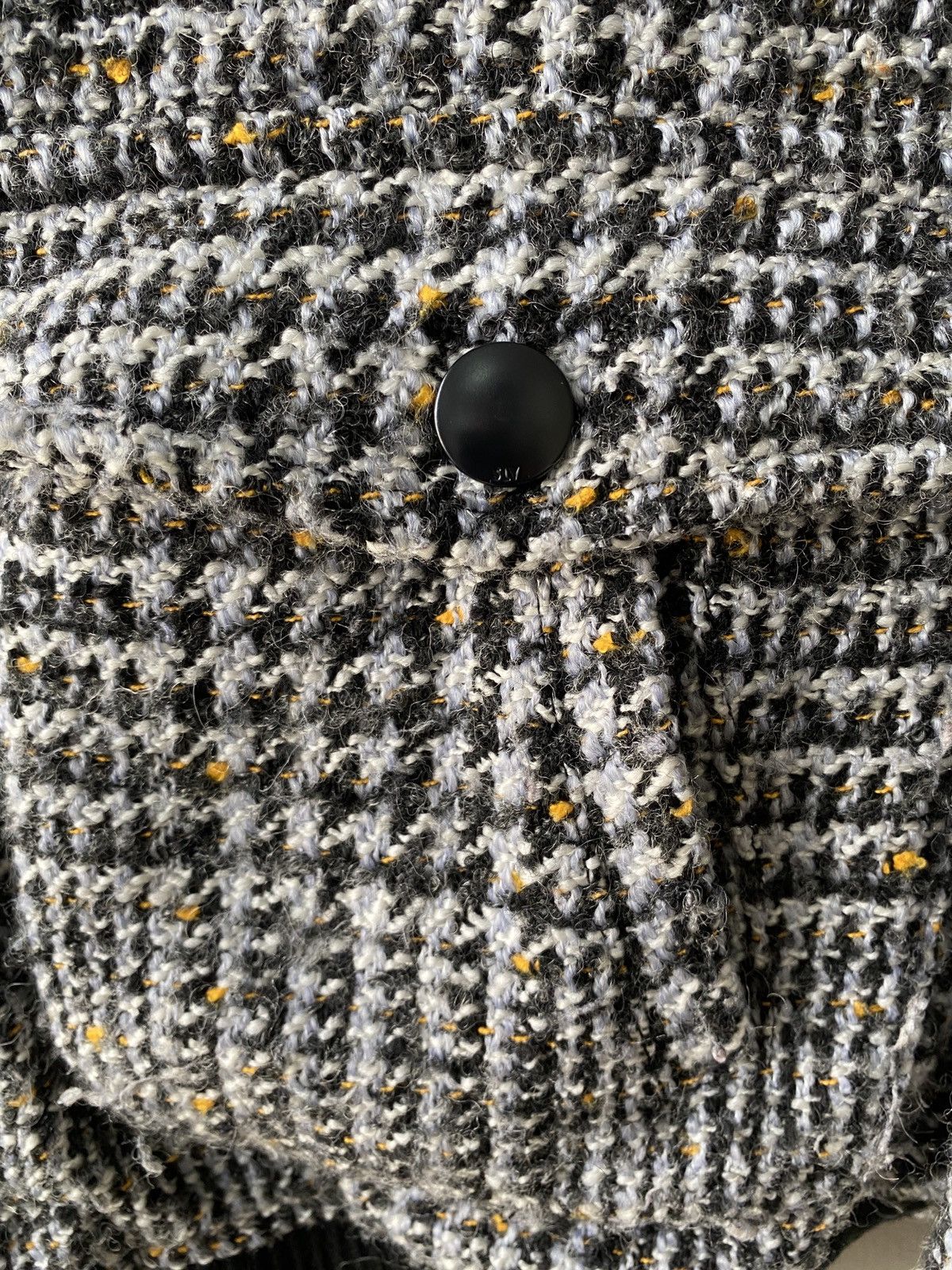 Japanese Brand × Le Grande Bleu (L.G.B.) SLY Japan Knit Wool Design Fur Zipper Jacket Size US L / EU 52-54 / 3 - 11 Thumbnail