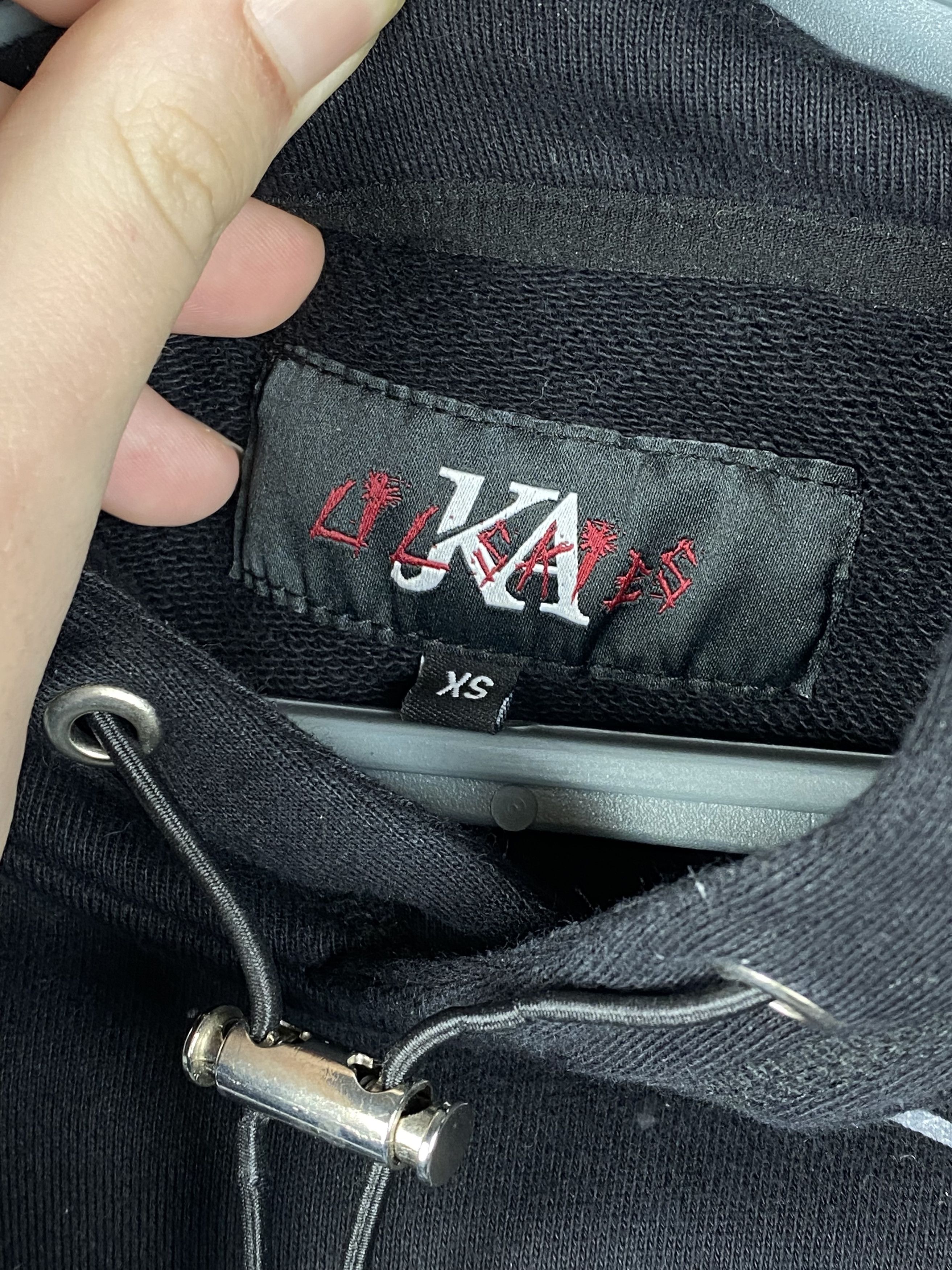 Rap Tees × Vintage Lil Skies Merch Overprint Hoodie AOP Oversized Rap Size US XS / EU 42 / 0 - 12 Thumbnail