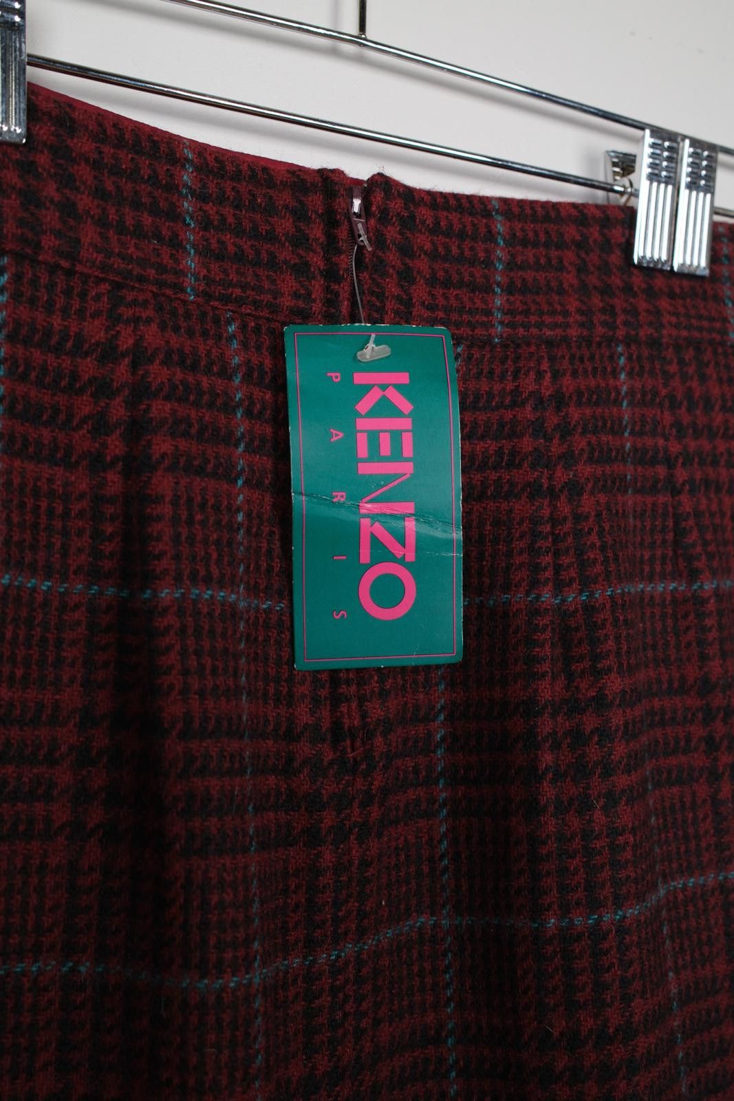 Other 90's Kenzo Paris Plaid Skirt Size 26" / US 2 / IT 38 - 4 Thumbnail