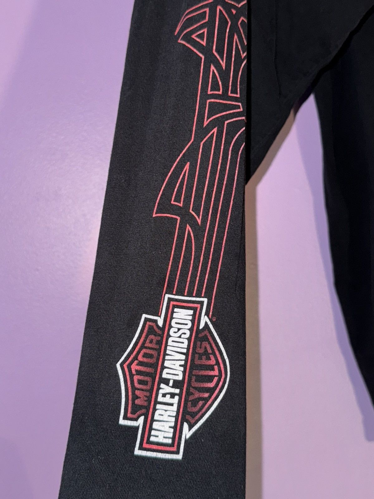 Harley Davidson Vintage Harey-Davidson long sleeve t shirt Size US XXL / EU 58 / 5 - 4 Thumbnail