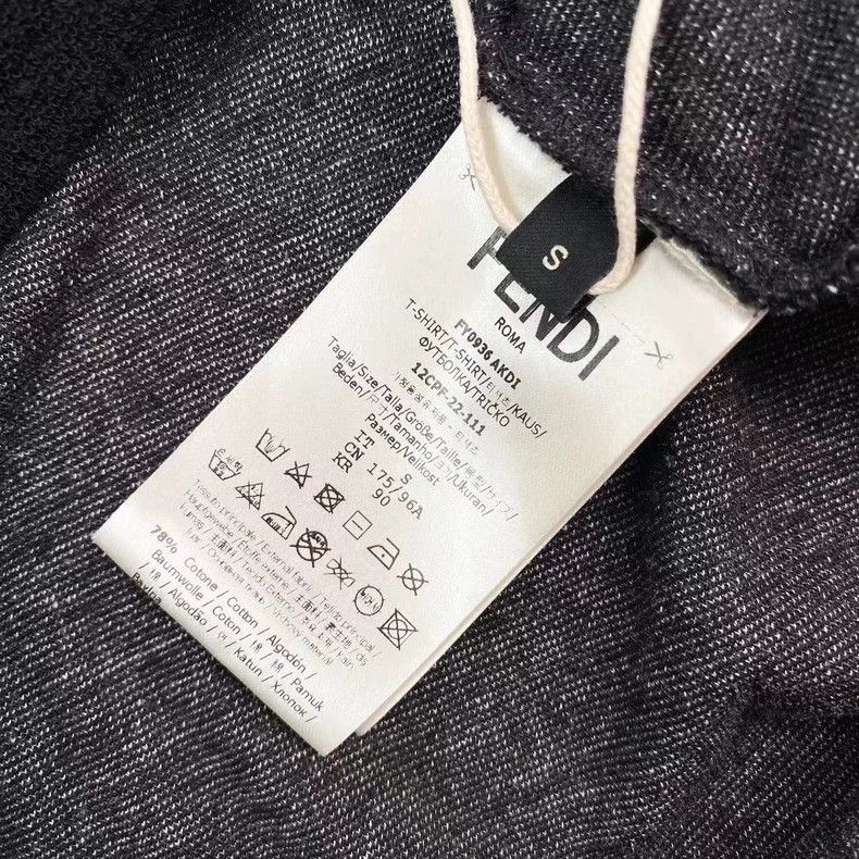 Fendi Fendi Towel material black short sleeves Size US S / EU 44-46 / 1 - 4 Thumbnail