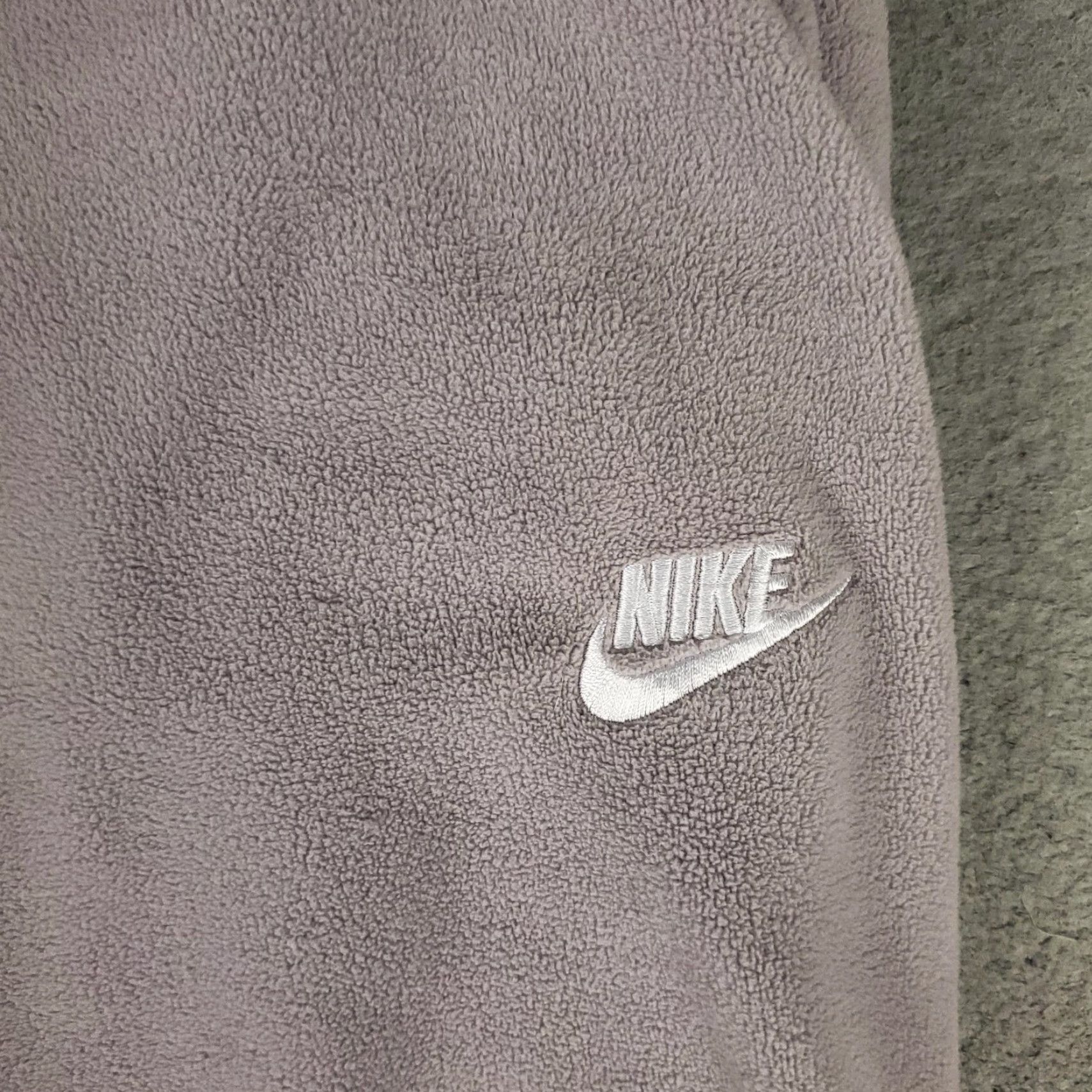 Nike Nike Pants Mens Large Gray Fleece Track Joggers Sweatpants Athletic Size US 33 - 3 Thumbnail