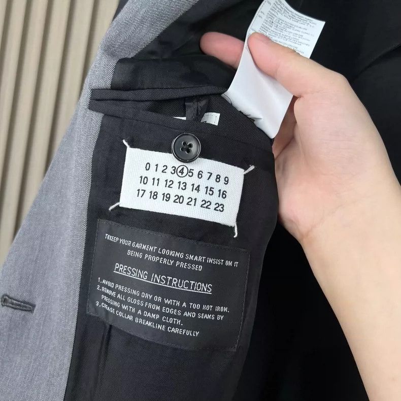 Maison Margiela Maison Margiela Wool gradient black and gray suit jacket Size XS / US 0-2 / IT 36-38 - 5 Thumbnail