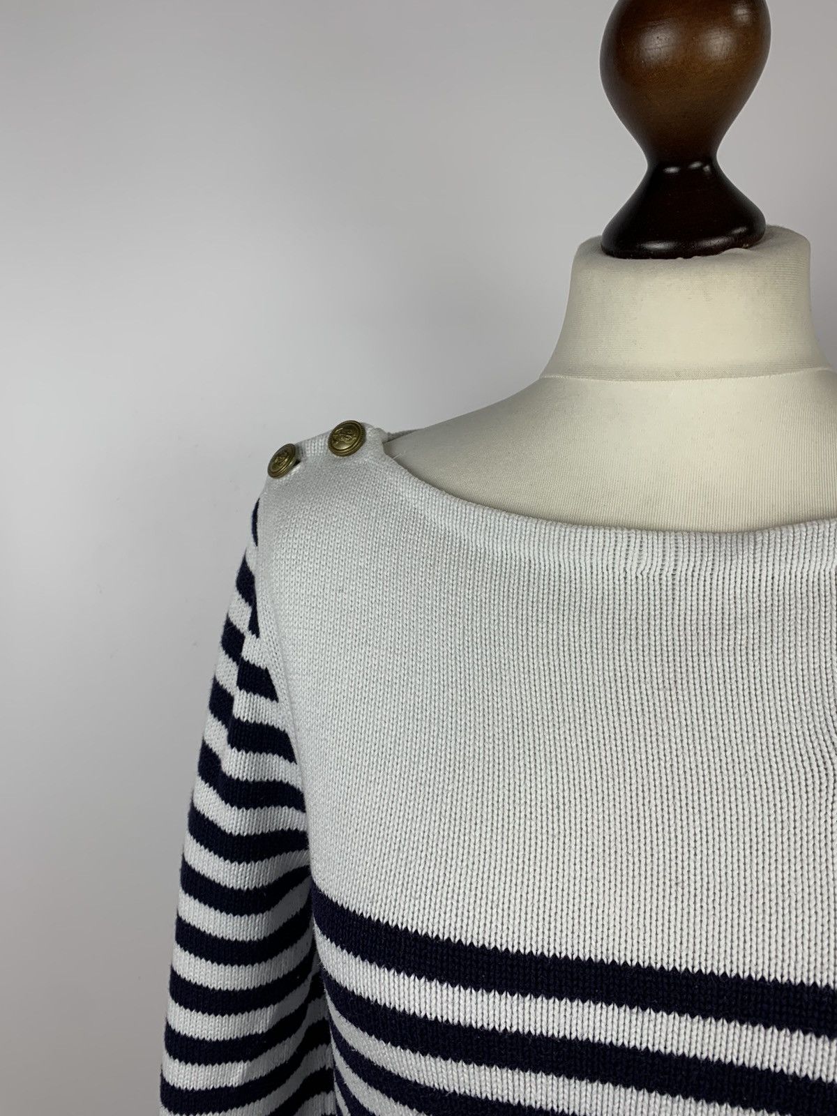 Lauren Ralph Lauren Lauren Jeans Company Ralph Lauren Knit Striped Sweater Sz M Size M / US 6-8 / IT 42-44 - 4 Thumbnail