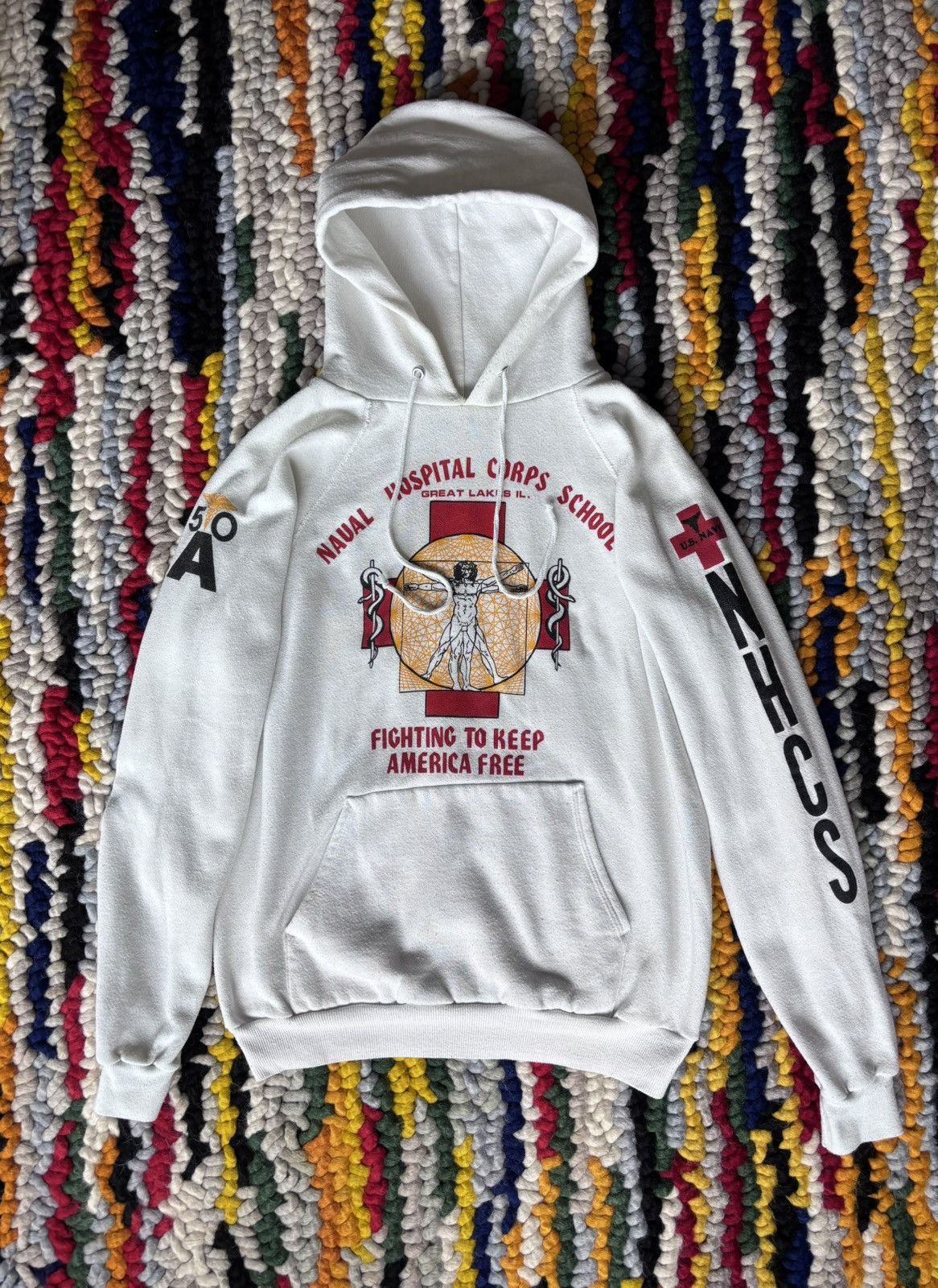 Vintage Vintage Great Lakes Naval Corps Hoodie Size US M / EU 48-50 / 2 - 1 Thumbnail