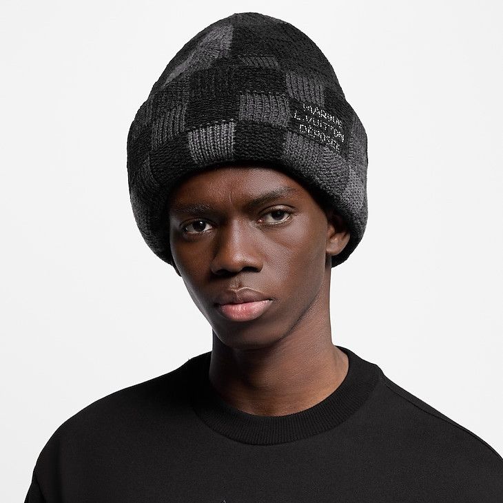 Louis Vuitton LV Crush Damoflage Beanie Size ONE SIZE - 4 Thumbnail