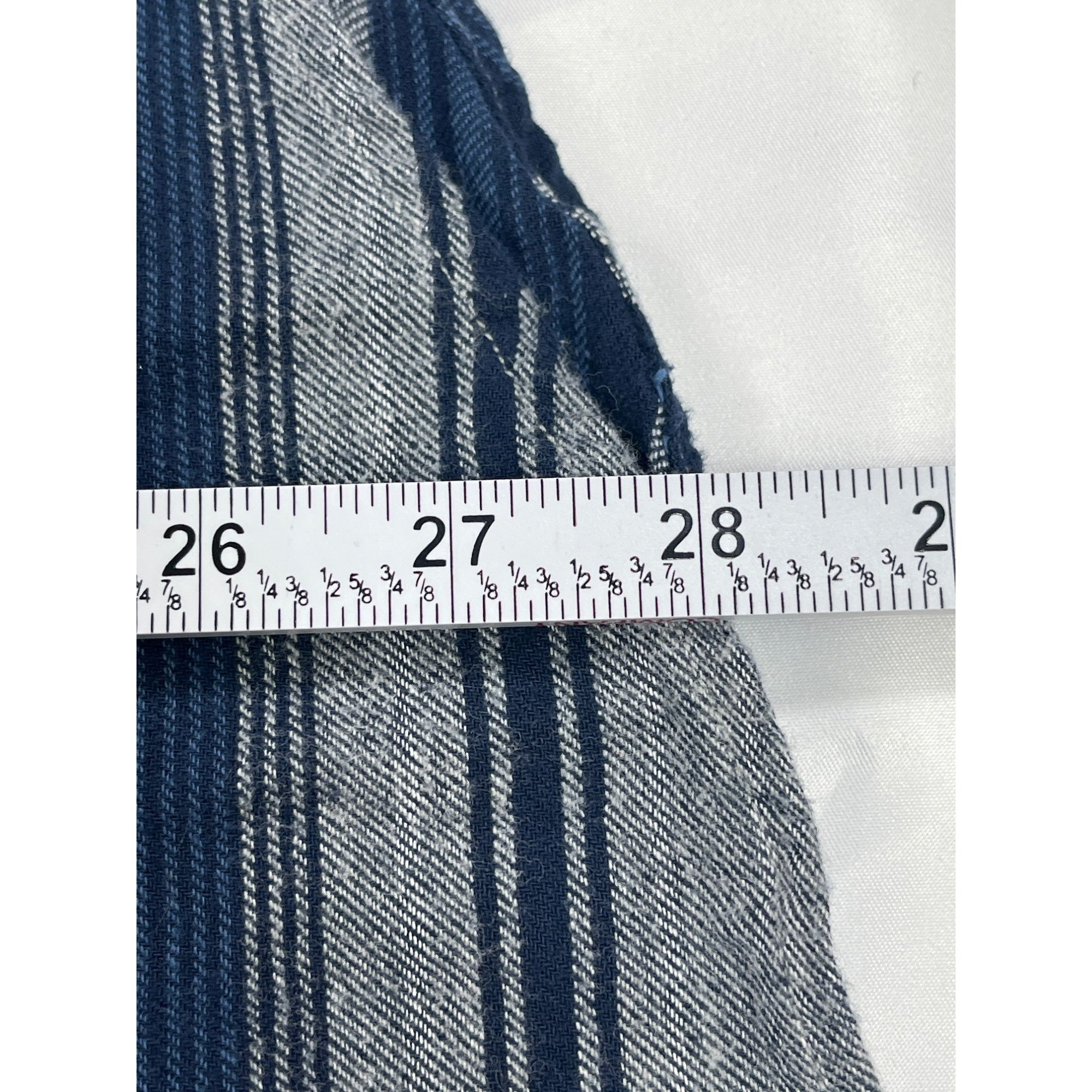 Aeropostale Aeropostale SKU 7607 Mens Blue And gray Striped Button Down Size US L / EU 52-54 / 3 - 6 Thumbnail