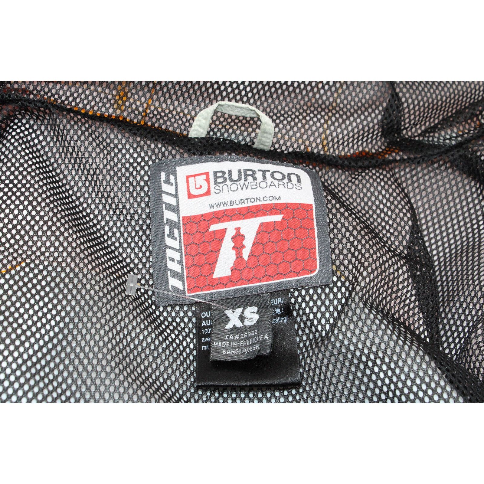 Burton New TACTIC BURTON SNOWBOARD Outerwear Yellow Hood Jacket XS Size US XS / EU 42 / 0 - 6 Thumbnail