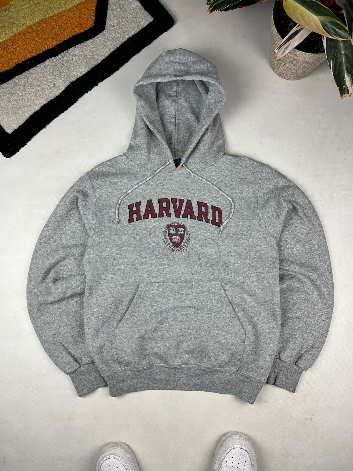 Champion × Vintage Vintage 00’s Harvard University Champion Hoodie Sweatshirt Size US S / EU 44-46 / 1 - 1 Thumbnail