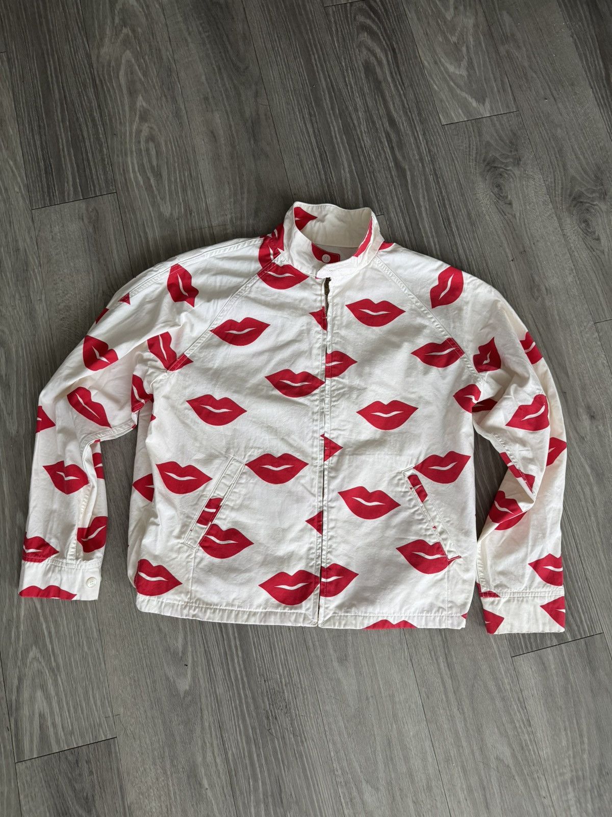 Saint Michael Saint michael lips graphic zip up light jacket Size US M / EU 48-50 / 2 - 1 Thumbnail