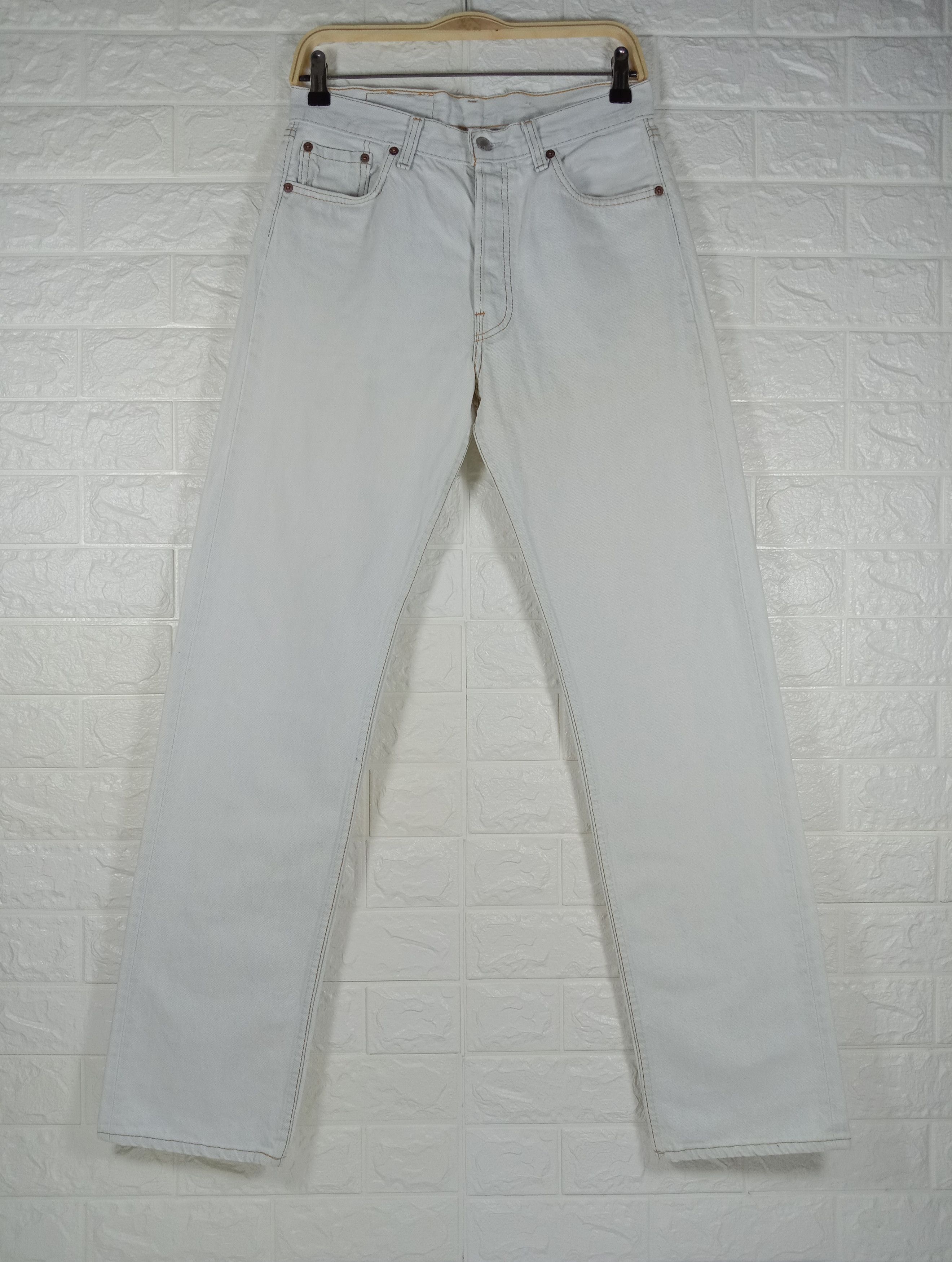 Levi's Vintage Levi’s 501 Jeans Fly Button Denim Size 30" / US 8 / IT 44 - 1 Thumbnail