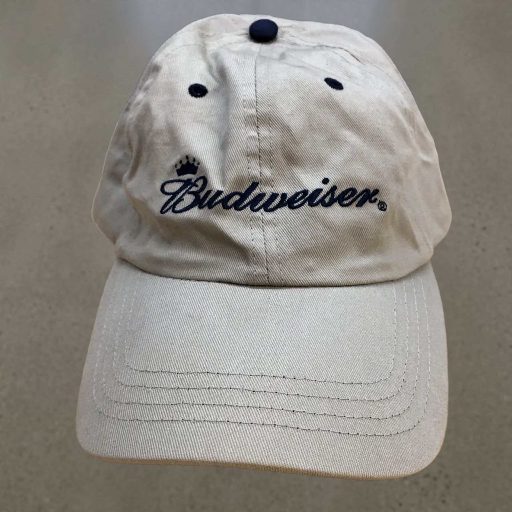 Budweiser Budweiser Beer Baseball Cap Hat Mens One Size Beige Cotton Official Product Size ONE SIZE - 1 Thumbnail