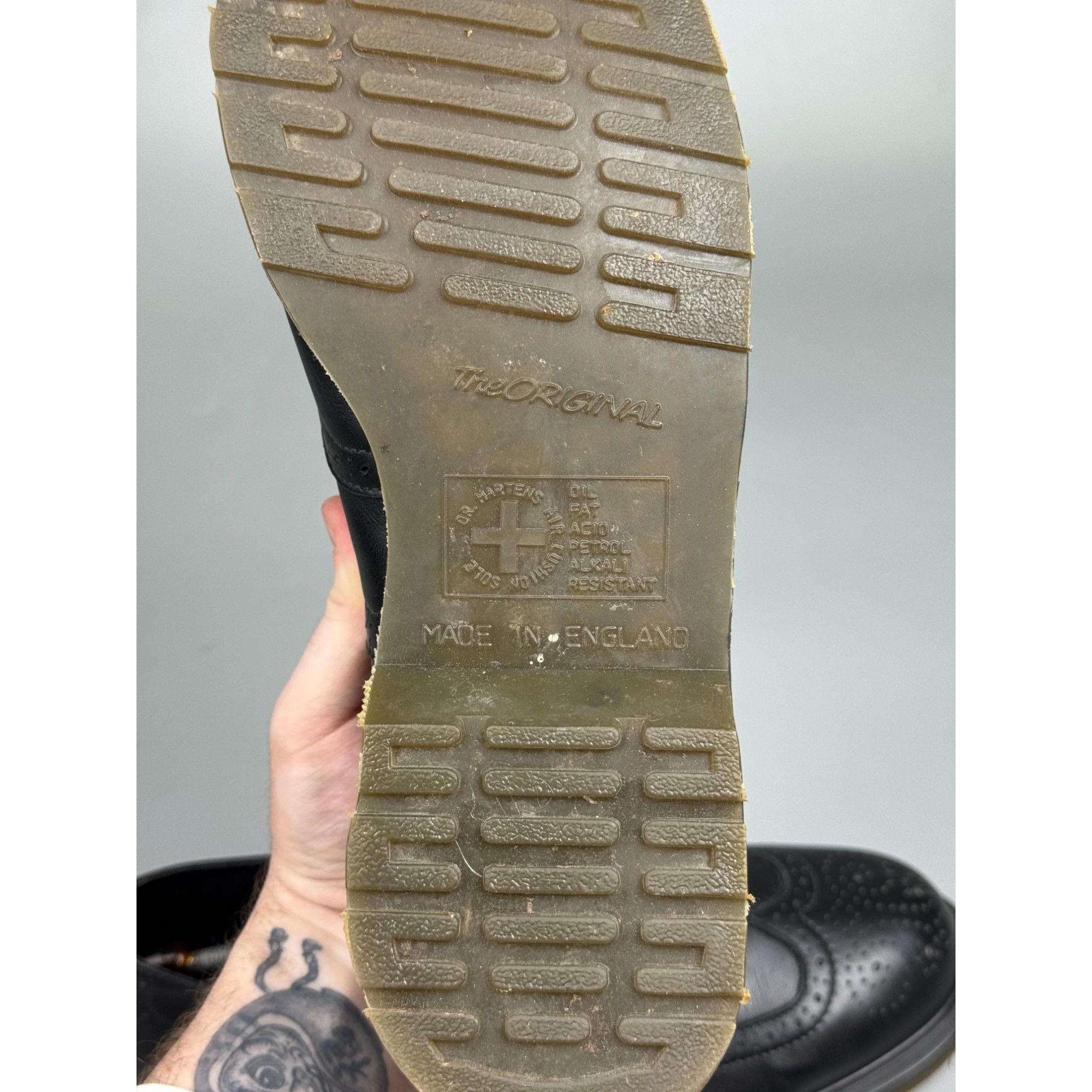 Dr. Martens Vintage Dr. Martens 90s Made In England 9475 Wingtip Brogues Size US 13 / EU 46 - 8 Thumbnail
