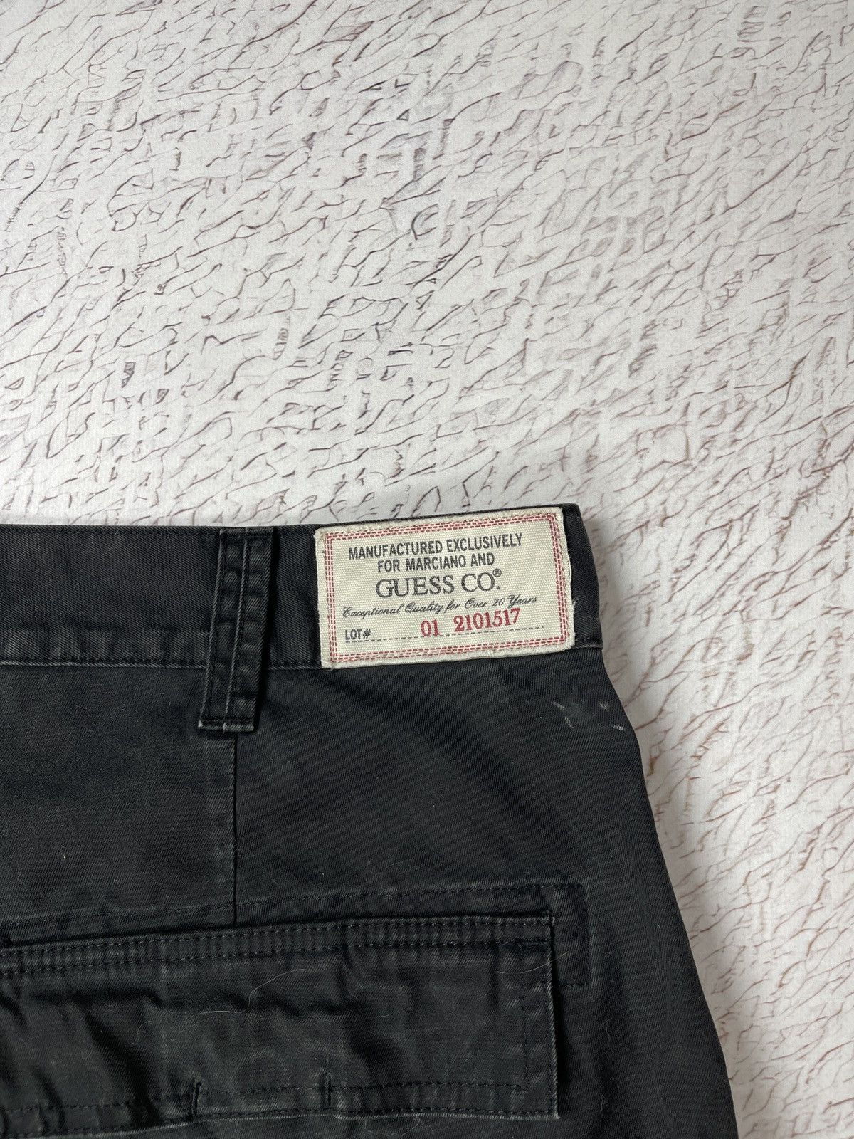 Guess × Vintage Guess USA vintage black faded utility cargo wide pants Size US 36 / EU 52 - 18 Thumbnail
