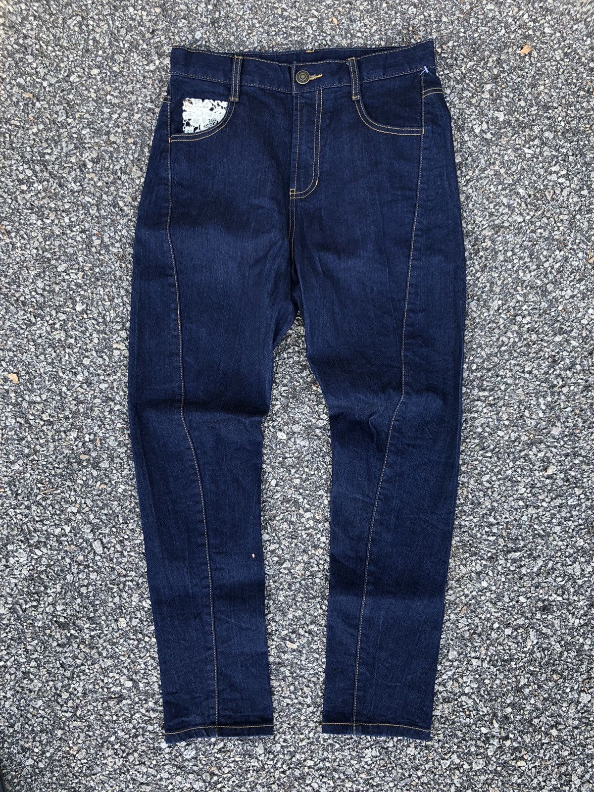 Vintage And it_ Rare Design Jeans Size 30" / US 8 / IT 44 - 2 Thumbnail
