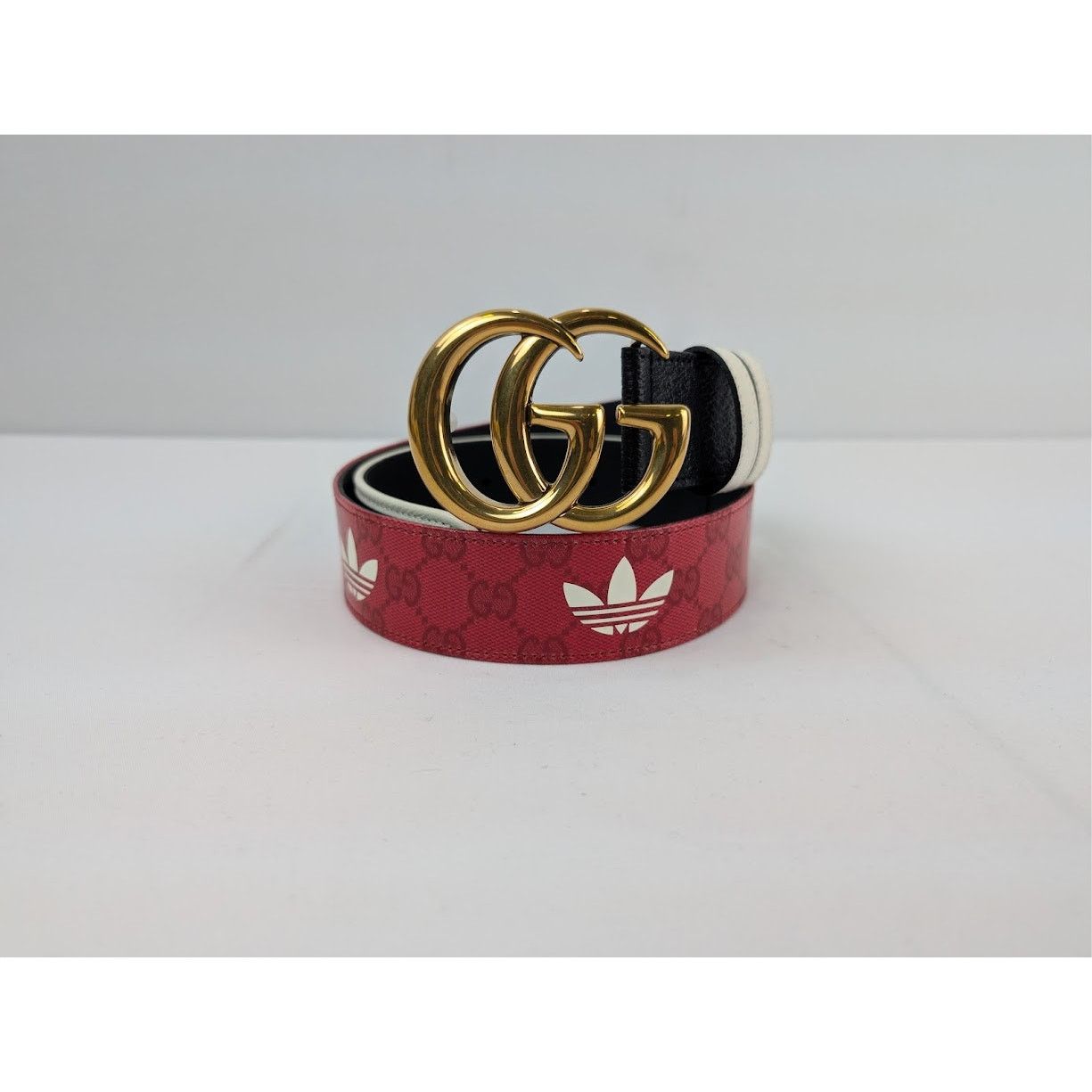 Adidas × Gucci o1rshd1 Size: 75 / M Belt W.40 GG Mar in Black Size 30 - 15 Thumbnail