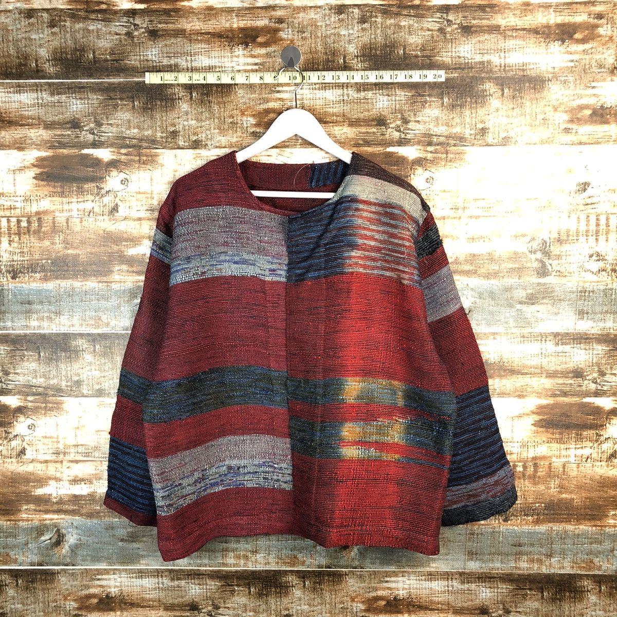 Japanese Brand Japan art vintage Red Knitwear #A1264 Size US L / EU 52-54 / 3 - 1 Thumbnail