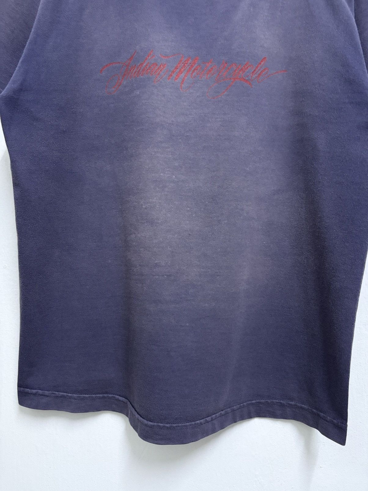 Indian Motorcycle Vintage 90's Indian Motorcycle - Americana Distress T-Shirt Size US M / EU 48-50 / 2 - 7 Thumbnail