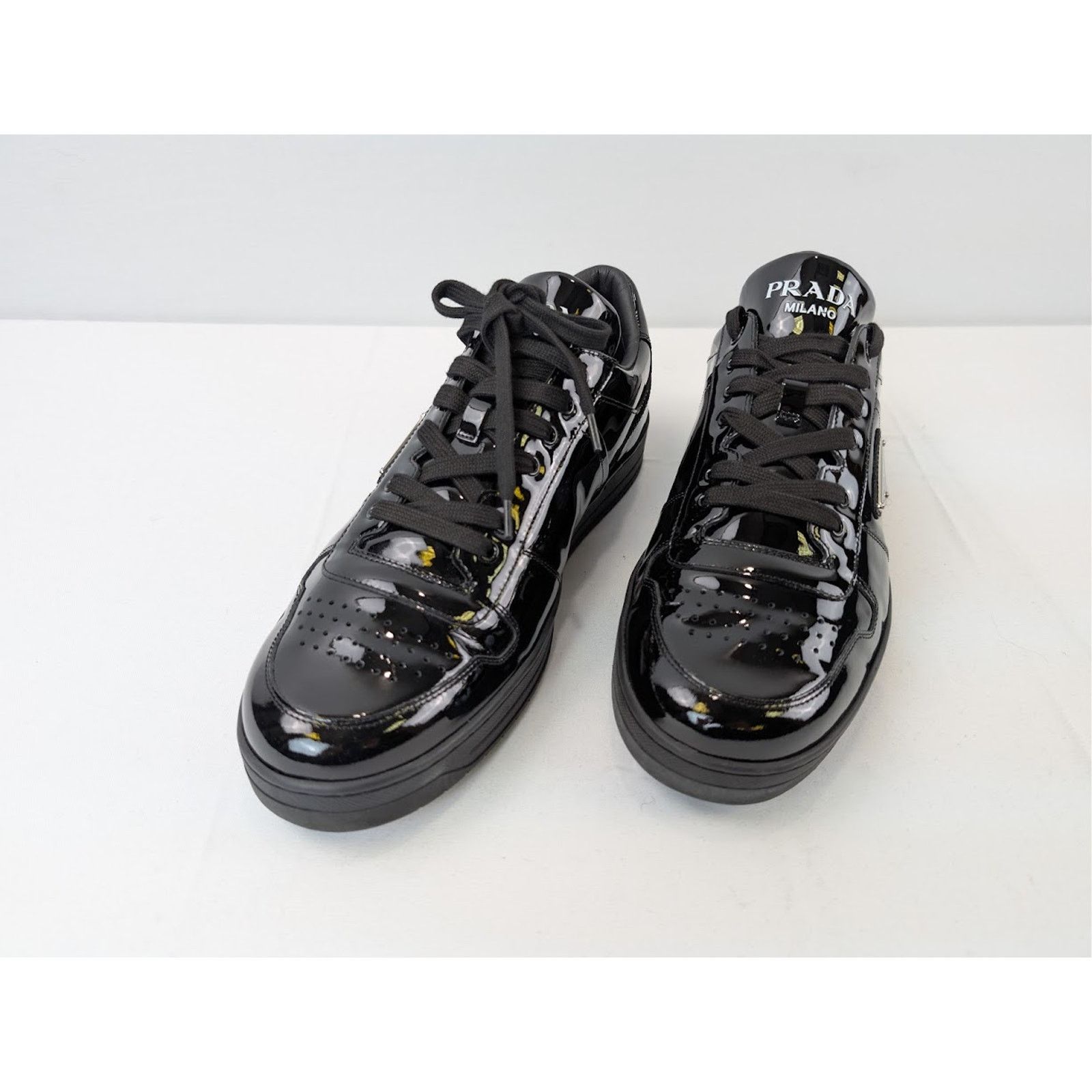 Prada o1rshd1 Calzature Uomo Low-Top Sneakers in Nero Size US 9 / EU 42 - 8 Thumbnail