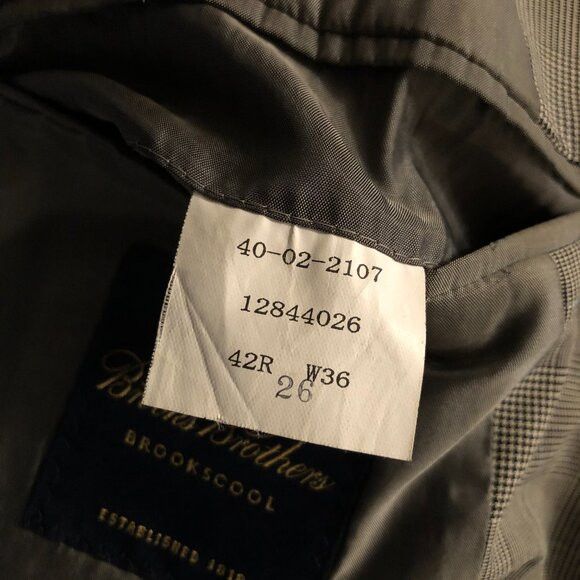 Brooks Brothers brooks brothers men's sport coat jacket blazer size: 42R Size 42R - 5 Thumbnail