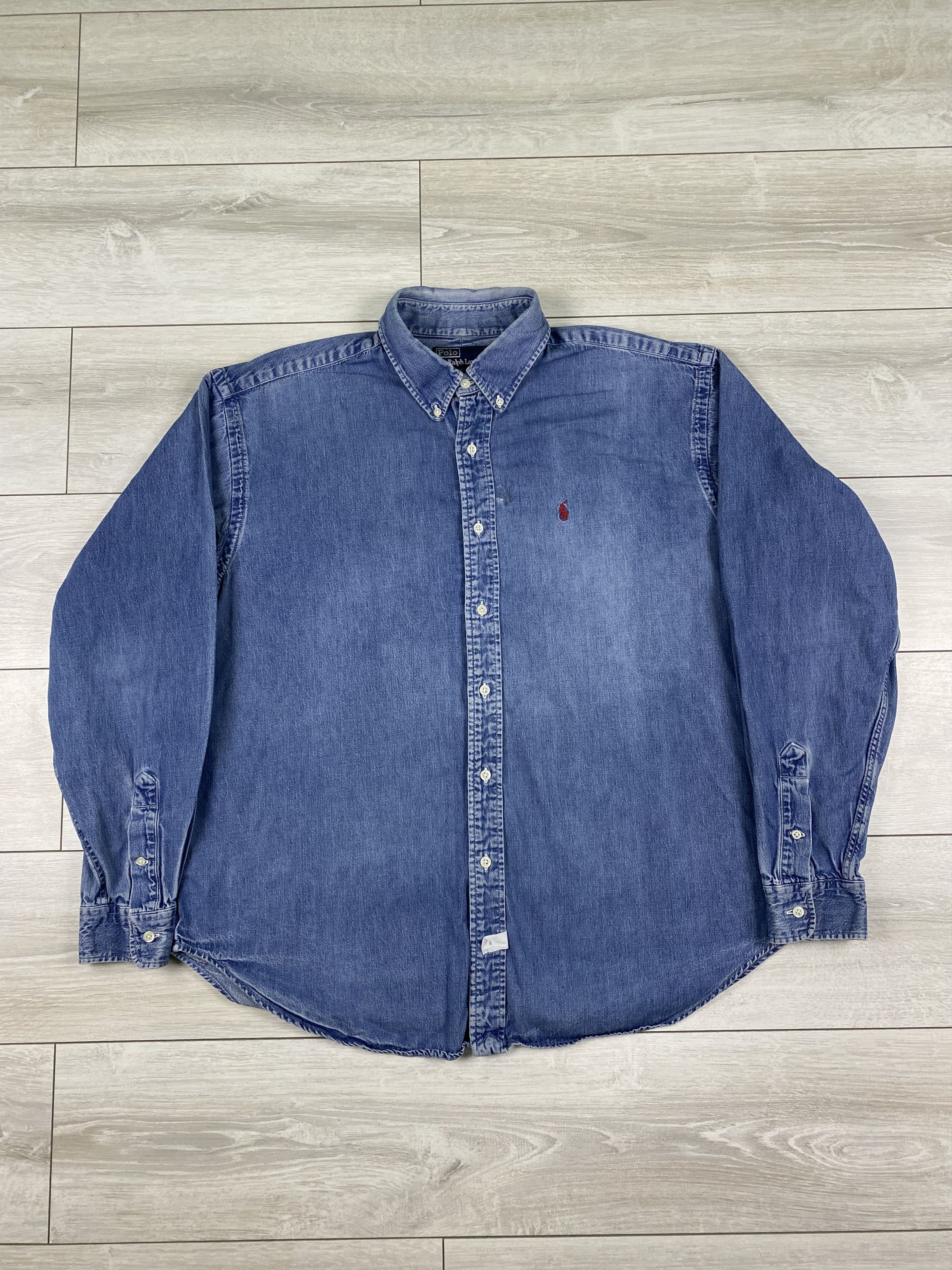 Rare vintage Polo Ralph Lauren denim jeans shirt
