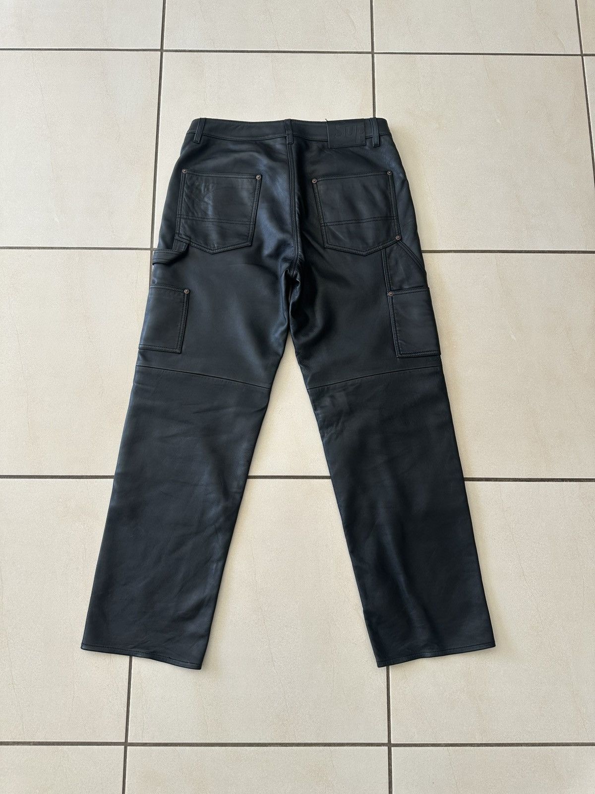 Supreme Supreme FW 2023 Leather Double Knee Pants Size US 30 / EU 46 - 2 Thumbnail