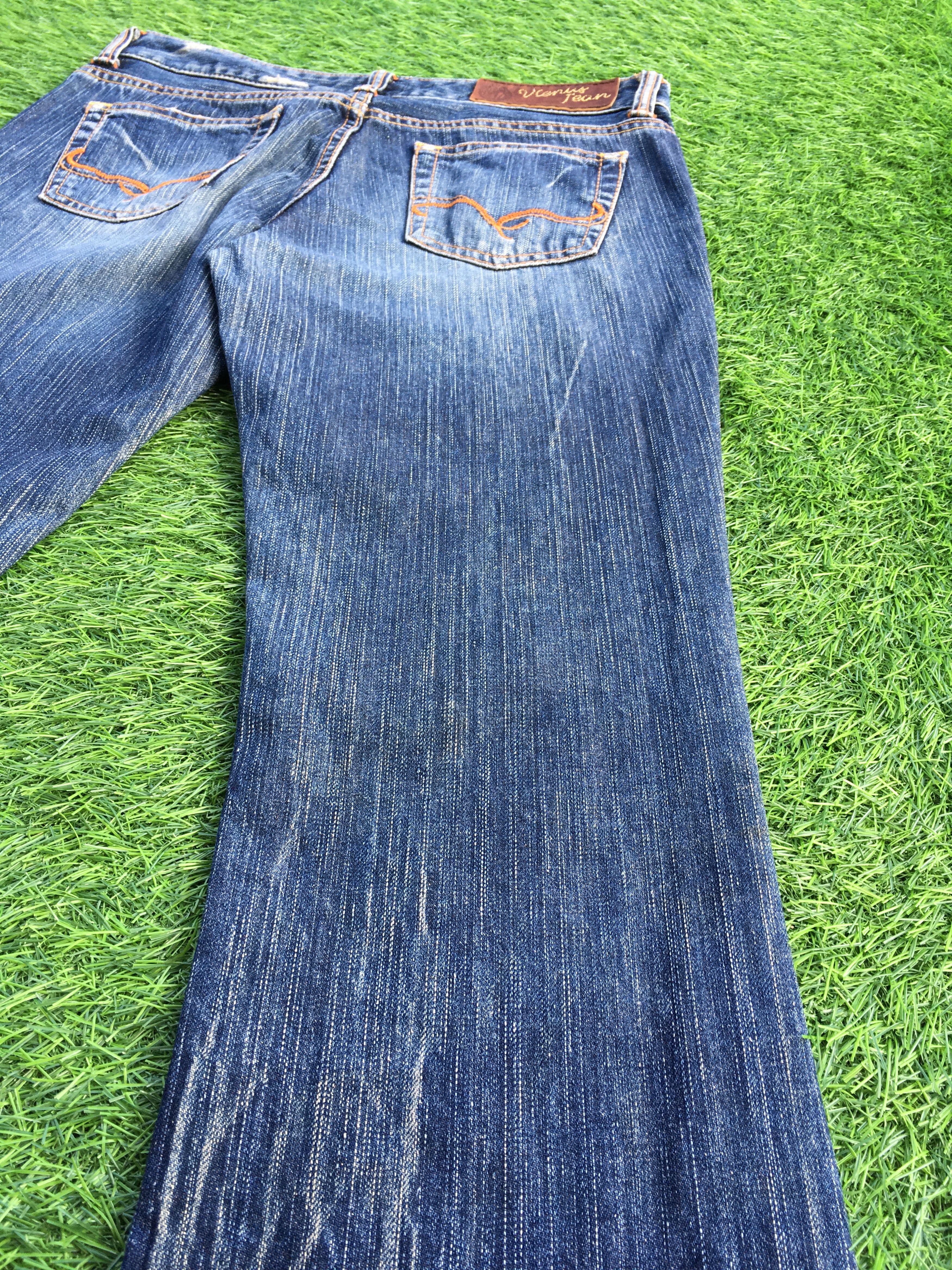 Japanese Brand Low Rise Distressed Flare Bootcut Jeans D-1184 Size US 29 - 7 Thumbnail