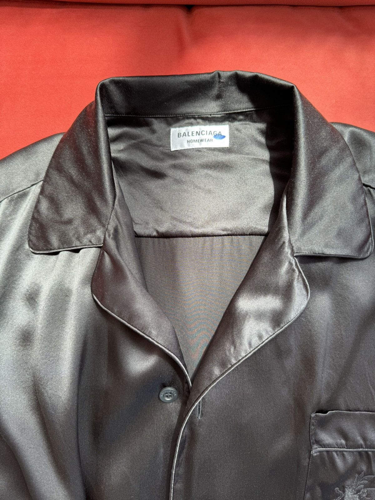 Balenciaga New Balenciaga fluid shirt, silk, oversized, size S Size S / US 4 / IT 40 - 4 Thumbnail