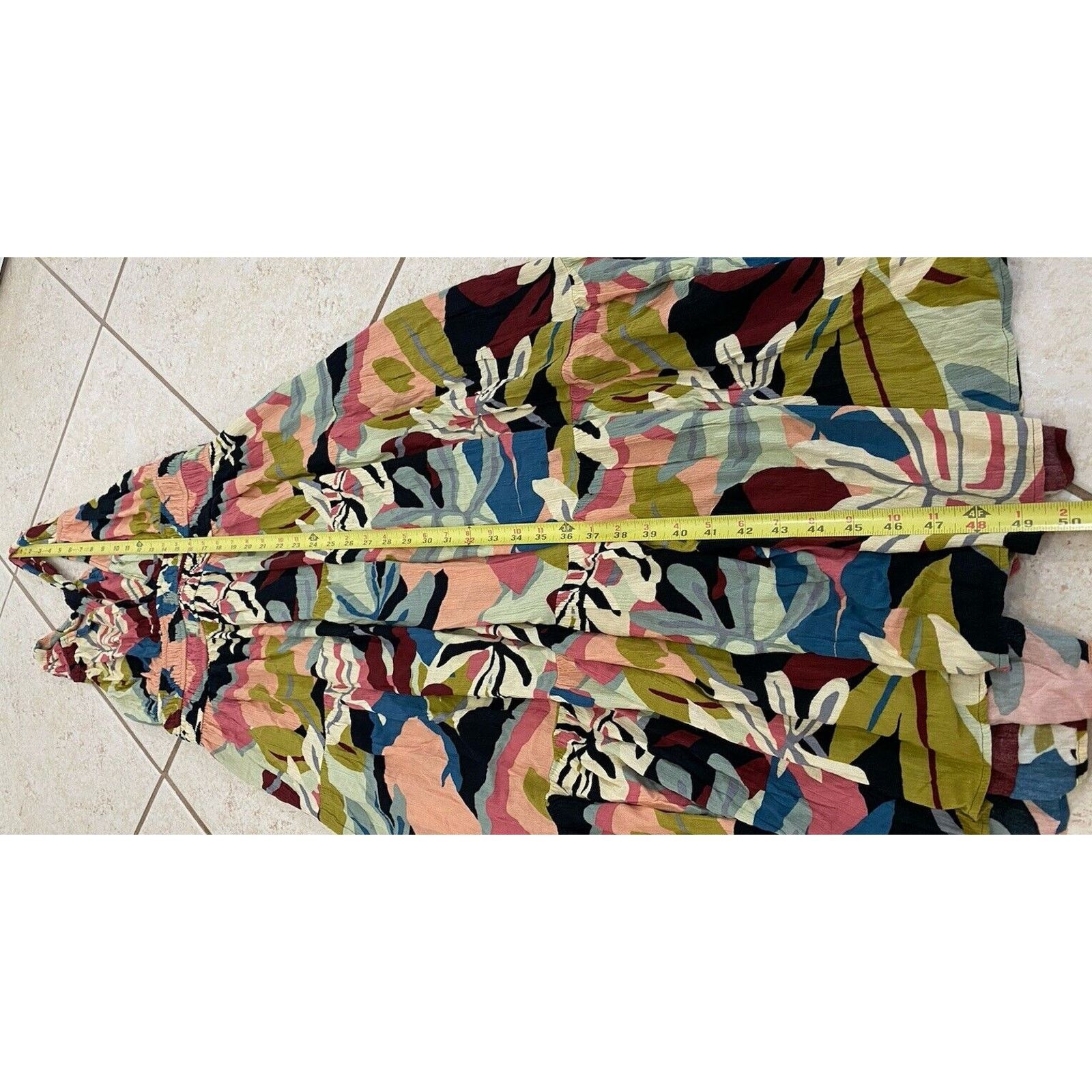 Loft Loft Beach Midi Sundress Tropical Halter Dress M Multicolor Size M / US 6-8 / IT 42-44 - 6 Thumbnail