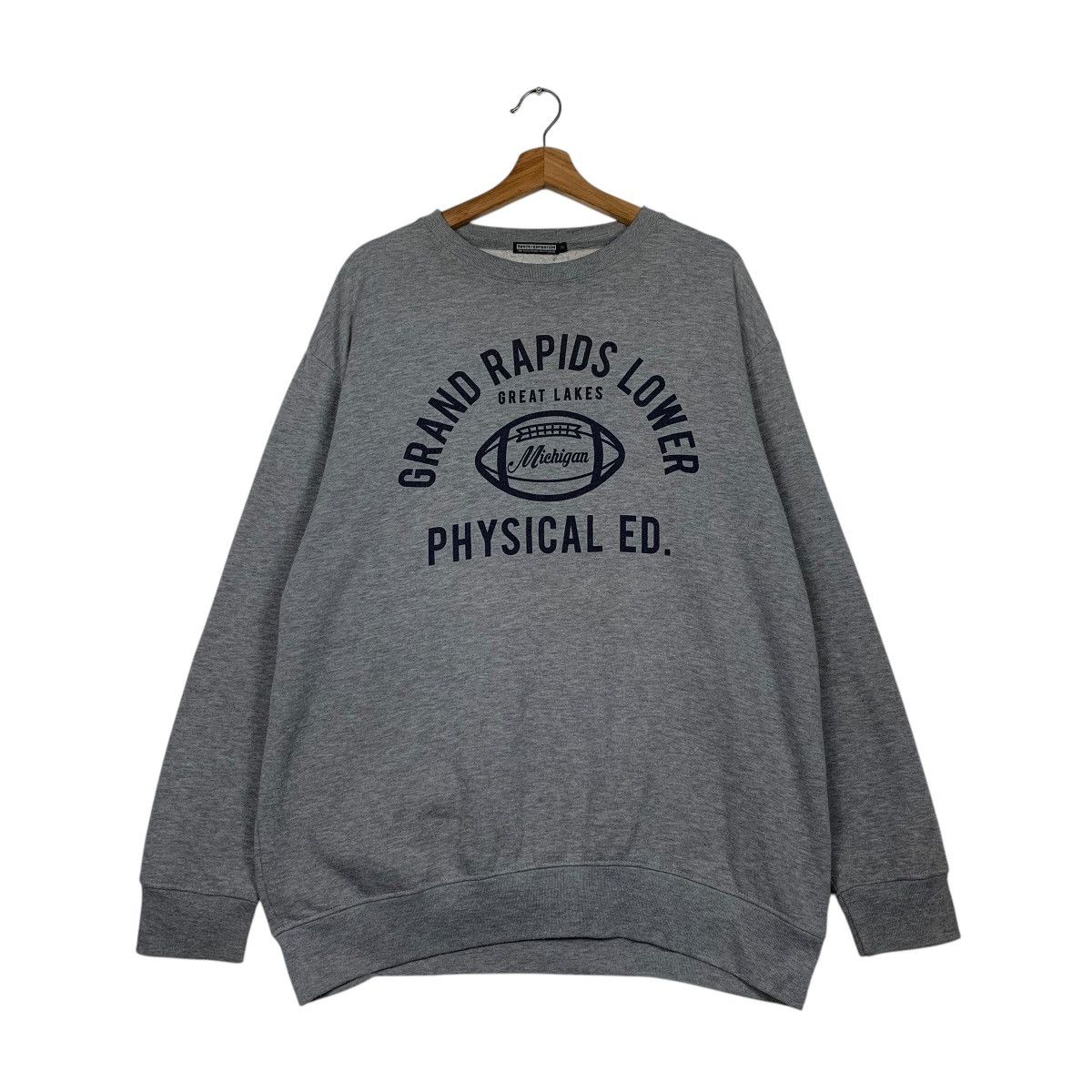 Japanese Brand Great Lakes Michigan Crewneck Sweatshirt Size US L / EU 52-54 / 3 - 1 Thumbnail