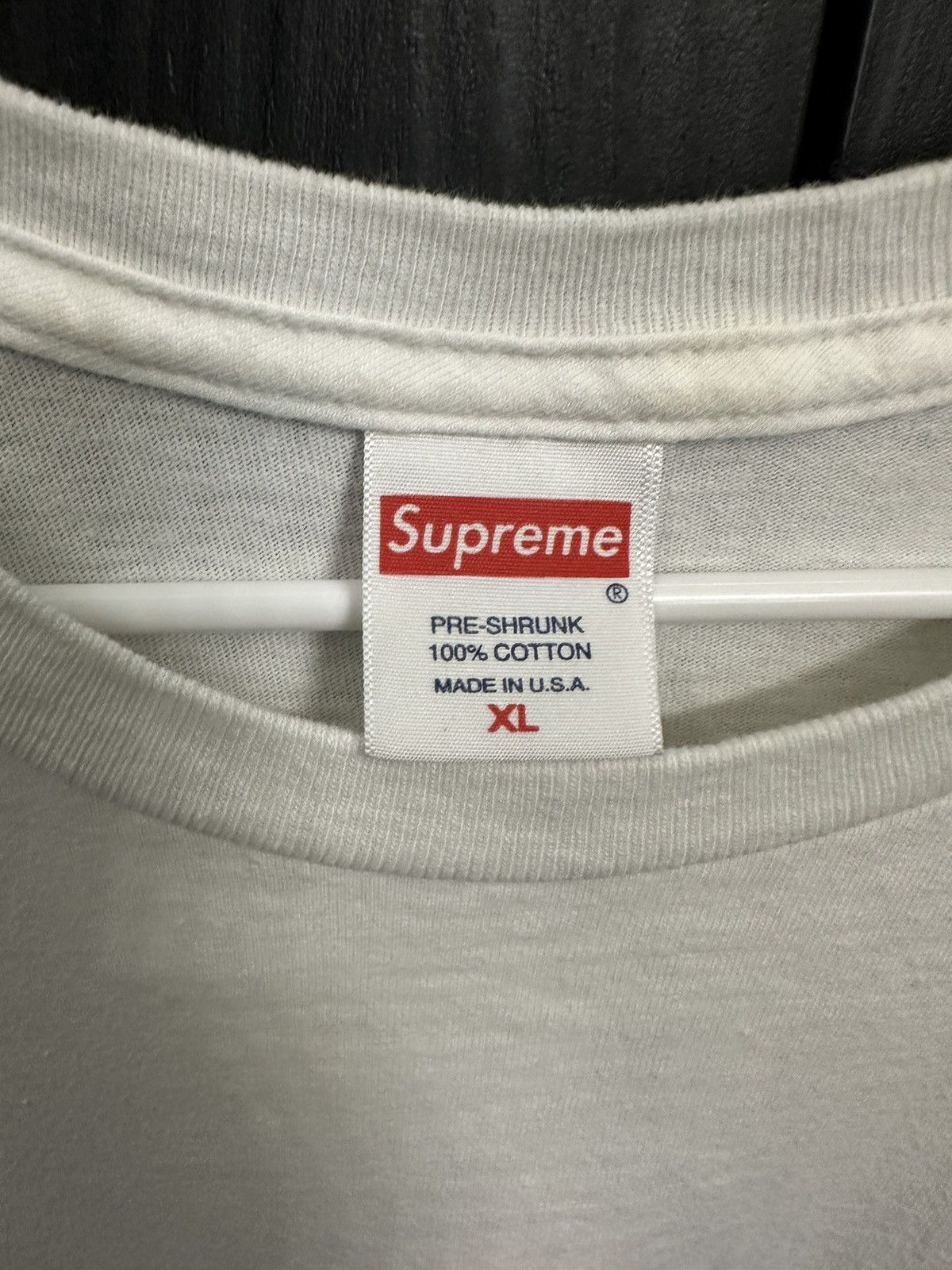 Supreme × Thrasher Supreme Thrasher Tee White XL Size US XL / EU 56 / 4 - 4 Thumbnail