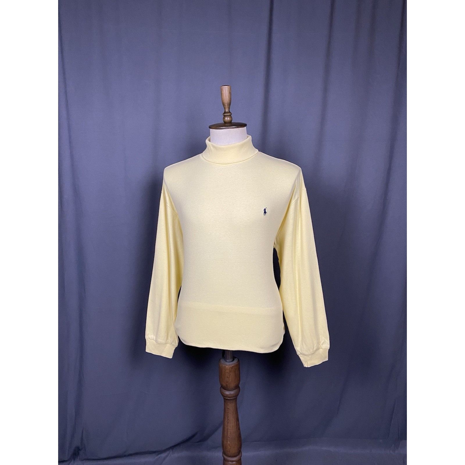 Polo Ralph Lauren Polo by Ralph Lauren US Made Vintage Beige Yellow Turtleneck Size US XXL / EU 58 / 5 - 2 Thumbnail