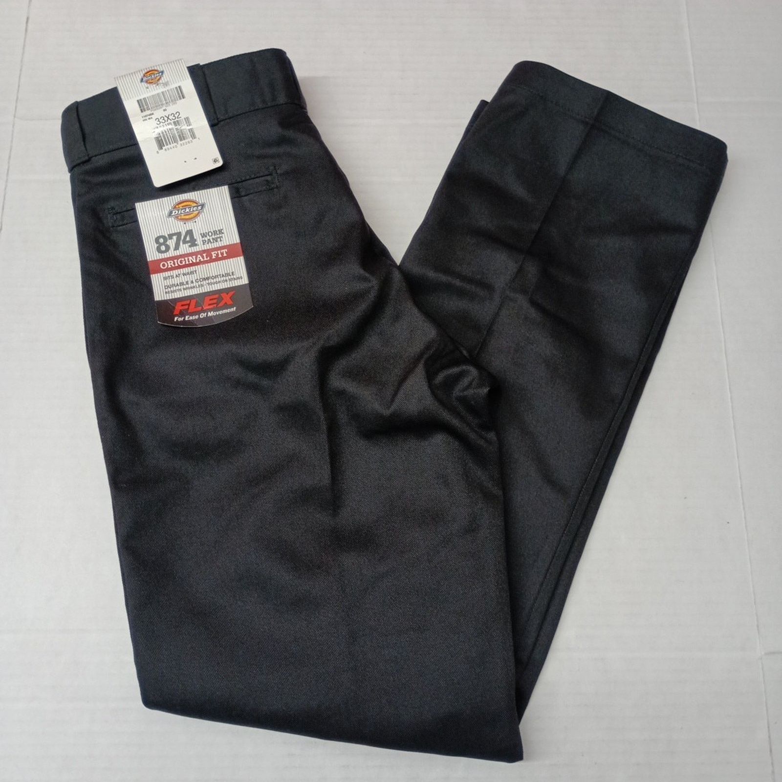 Dickies Dickies 874 Work Pants Men's 33x32 Black Original Fit Flex Size US 33 - 1 Thumbnail