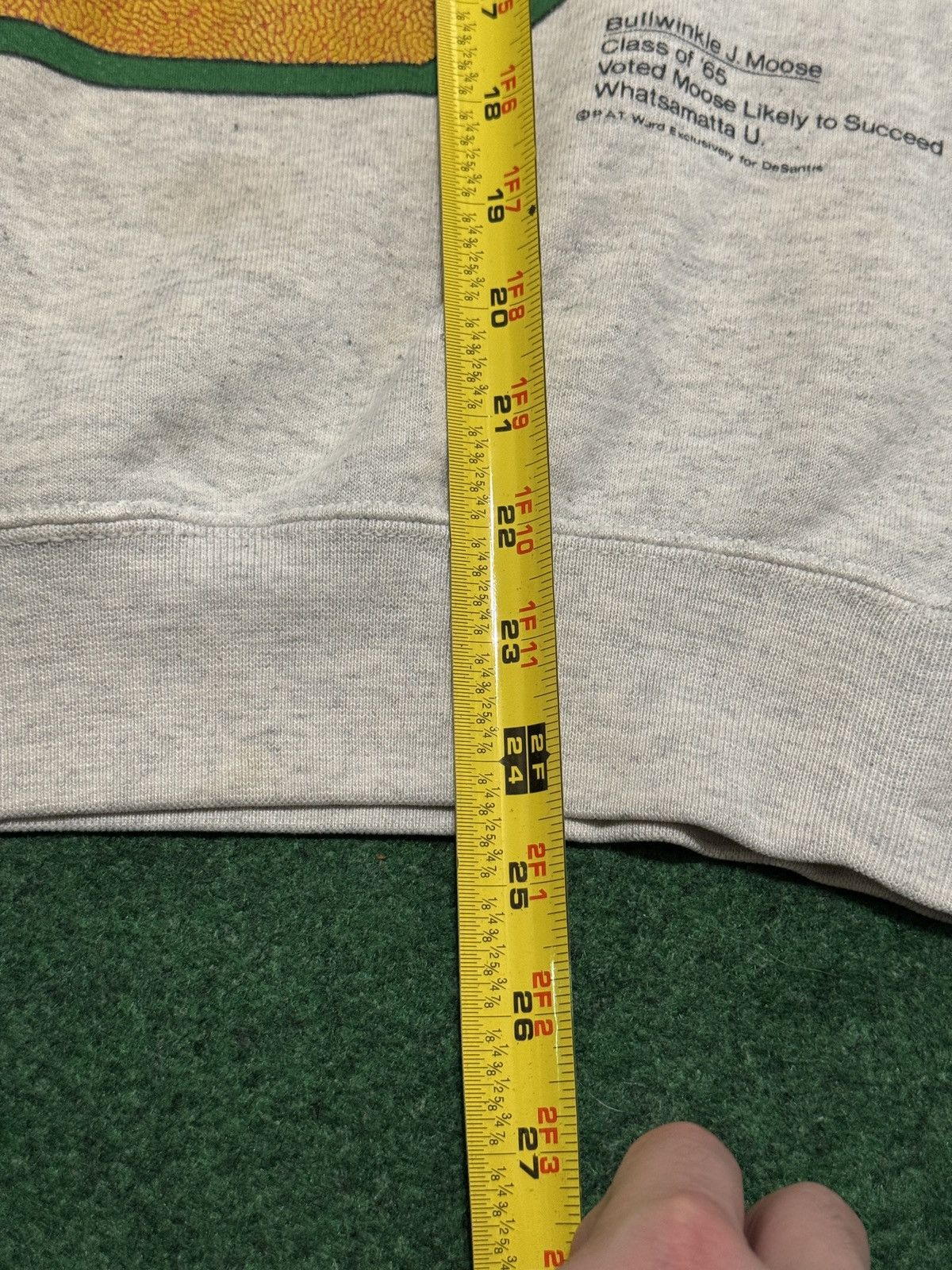 Vintage Vintage 80s 90s Rocky And Bullwinkle S/M Cartoon Crewneck Size M / US 6-8 / IT 42-44 - 7 Thumbnail