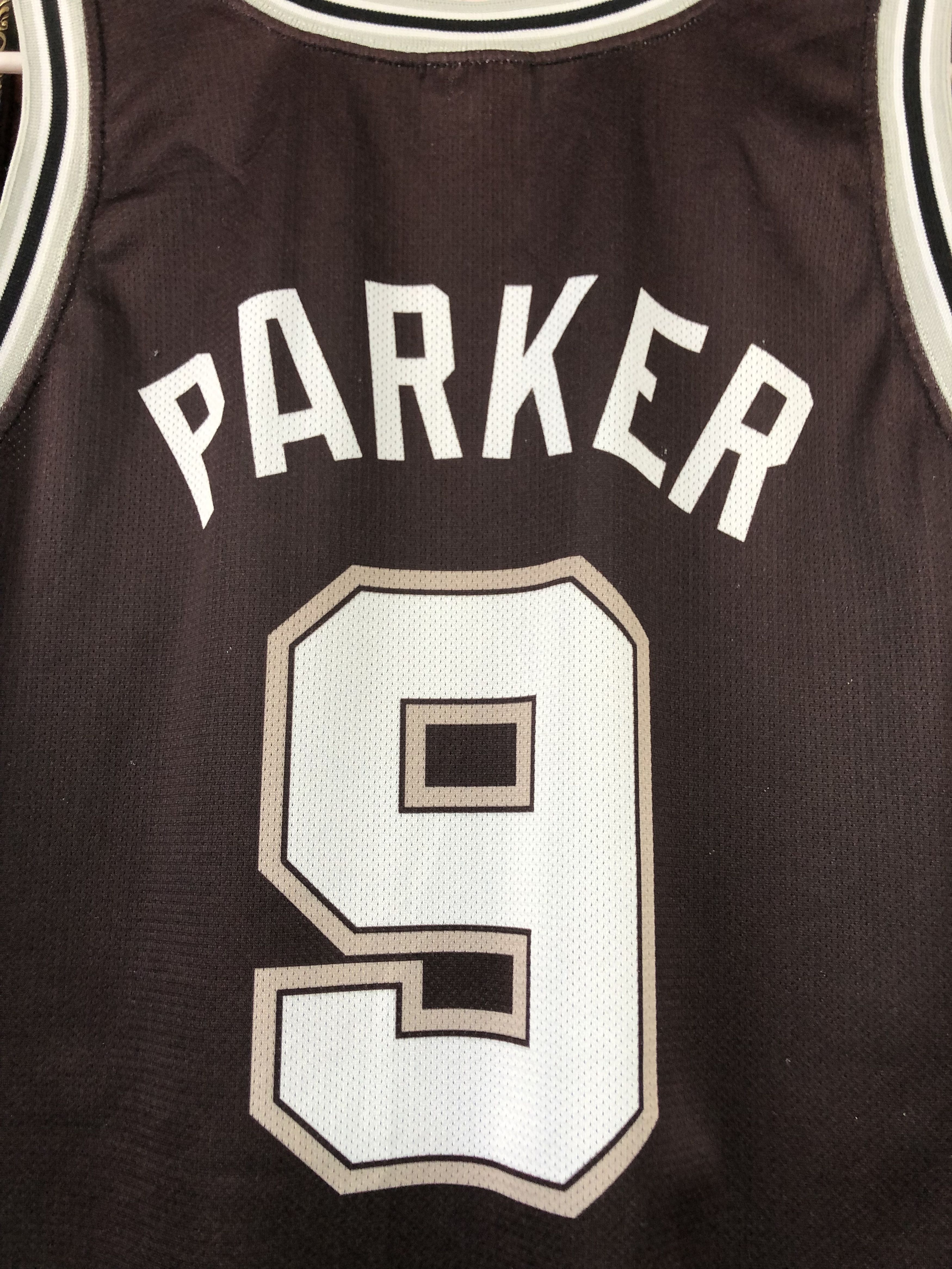 Champion Vintage San Antonio Spurs Parker Champion Authentic Jersey Size US XL / EU 56 / 4 - 15 Thumbnail
