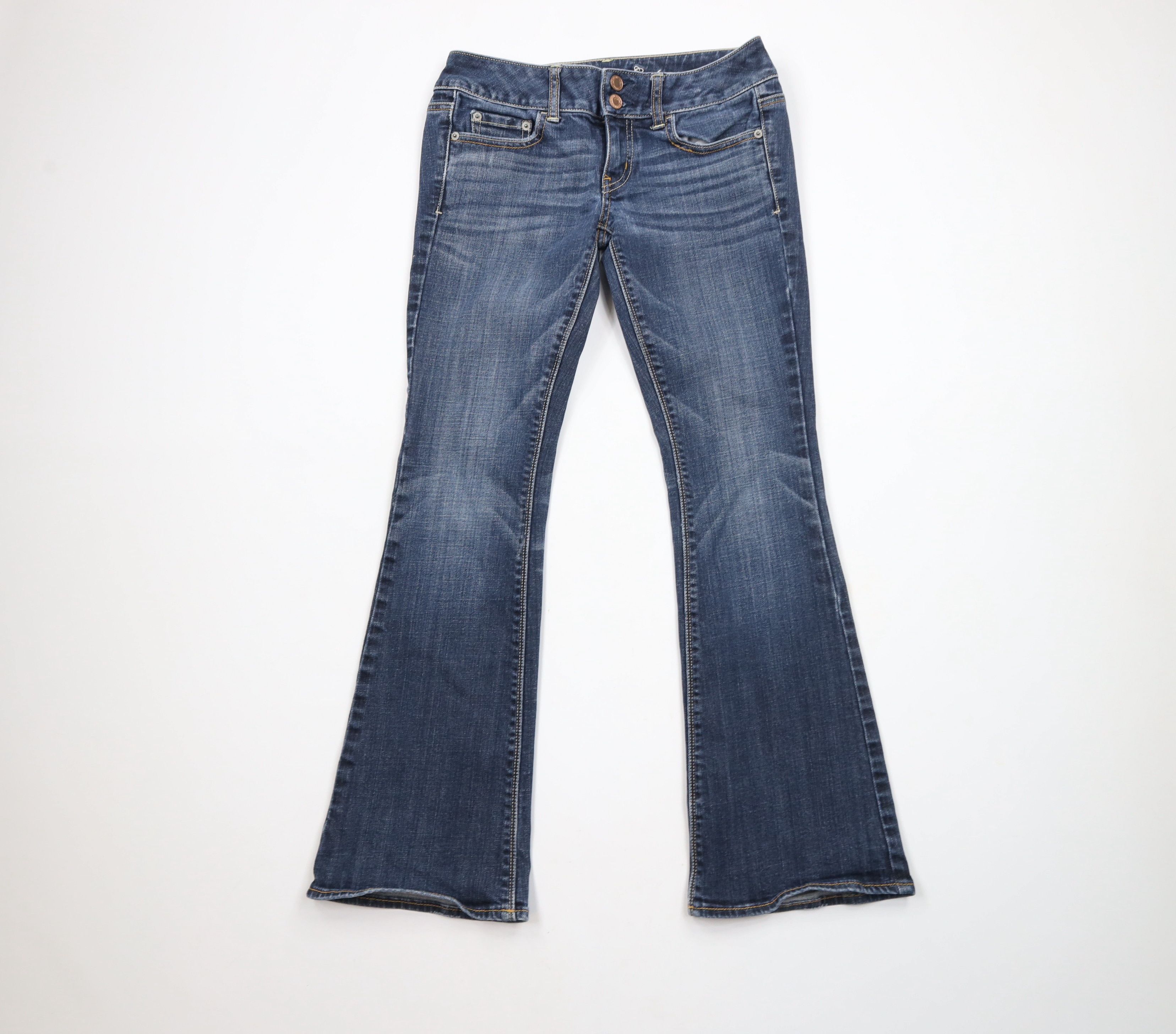 American Eagle Outfitters × Vintage Vintage Y2K American Eagle Outfitters Stretch Babydoll Jeans Size 26" / US 2 / IT 38 - 1 Thumbnail