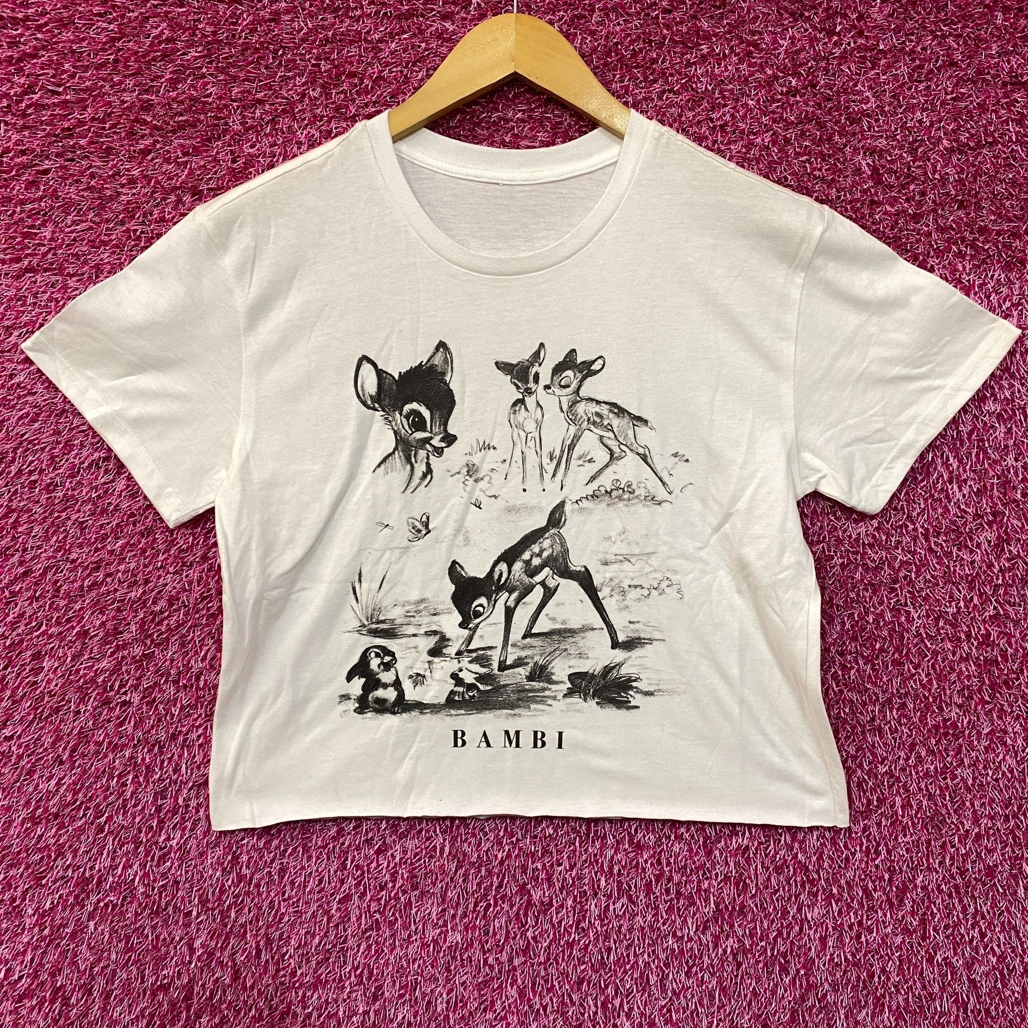 Disney Disney Bambi and Friends Faline and Thumper Sketch Crop Top Size S / US 4 / IT 40 - 1 Thumbnail