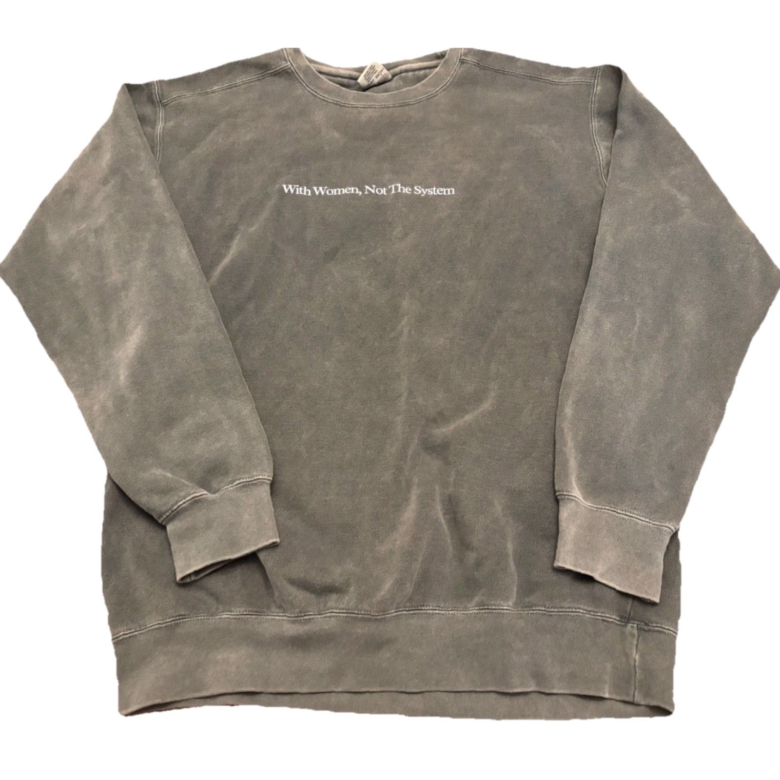 Vintage VINTAGE? No, Original title says Women's Pullover Sweatshirt With Women, Not The System Long Sleeve L4 Size M / US 6-8 / IT 42-44 - 2 Thumbnail