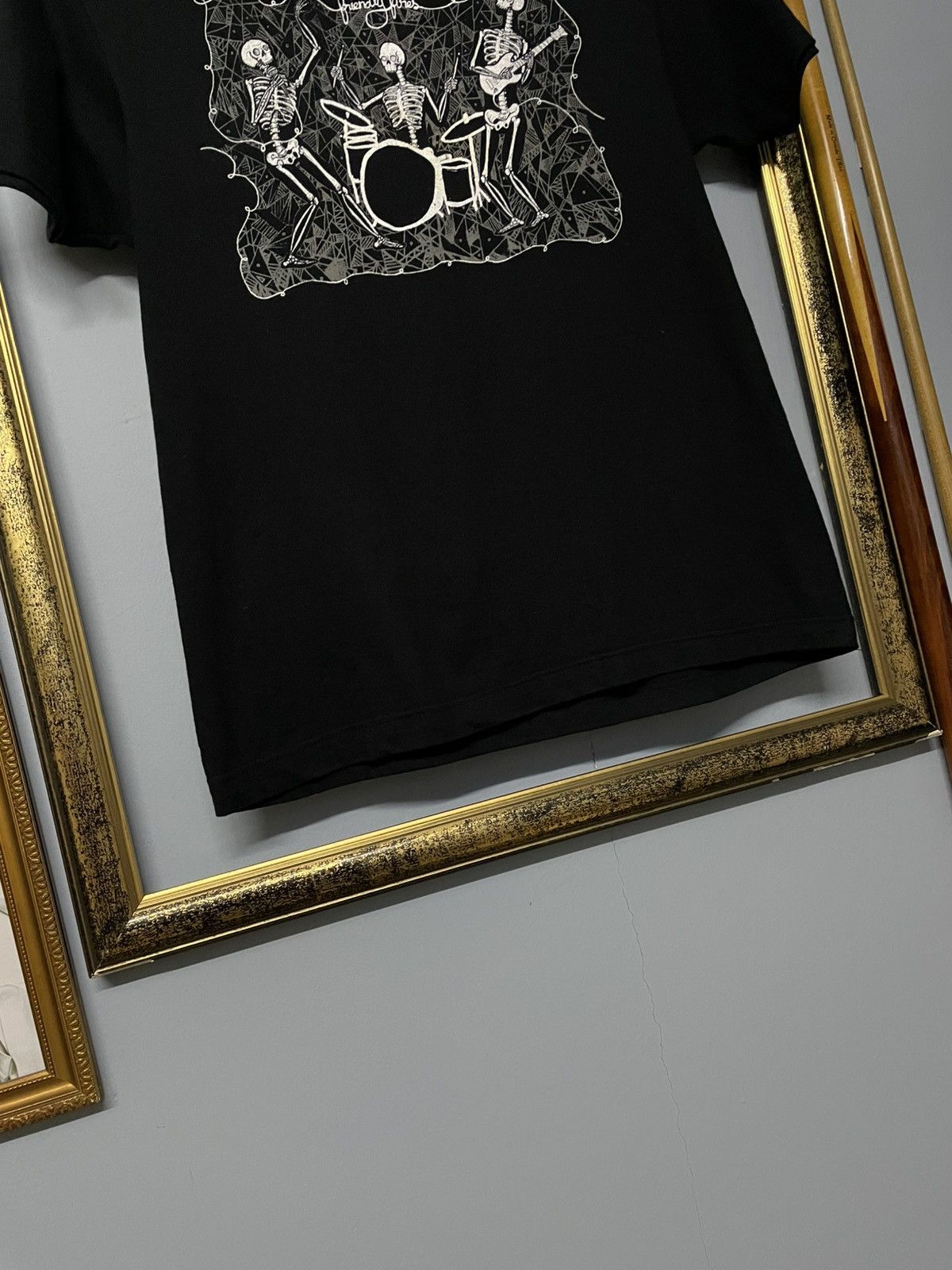 Band Tees Vintage Original Friendly Fires Skeleton Indie Rock Band Size US M / EU 48-50 / 2 - 6 Thumbnail