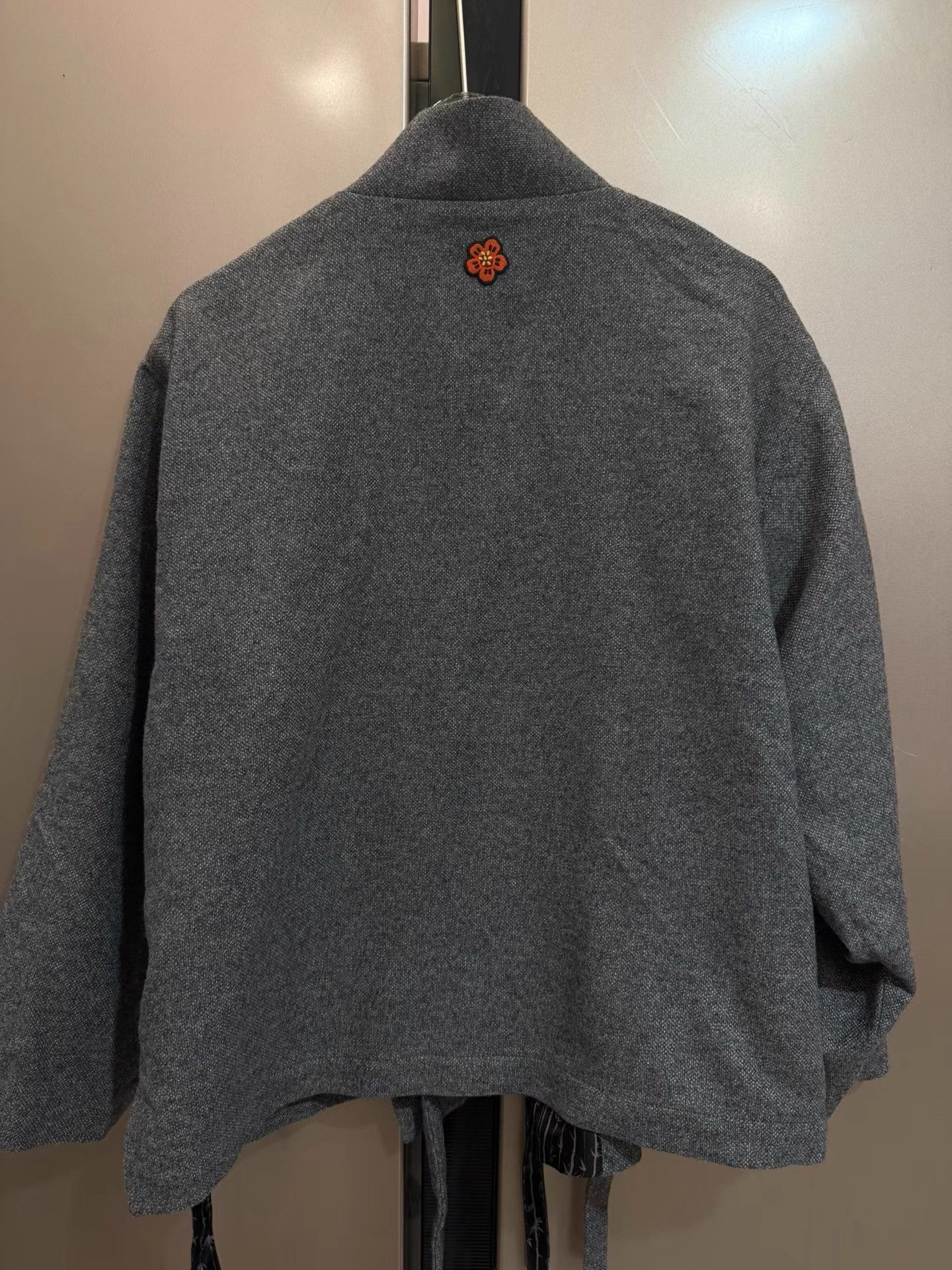 Kenzo KENZO Genuine Grey Wool Cape Coat K31 Size XS / US 0-2 / IT 36-38 - 2 Thumbnail