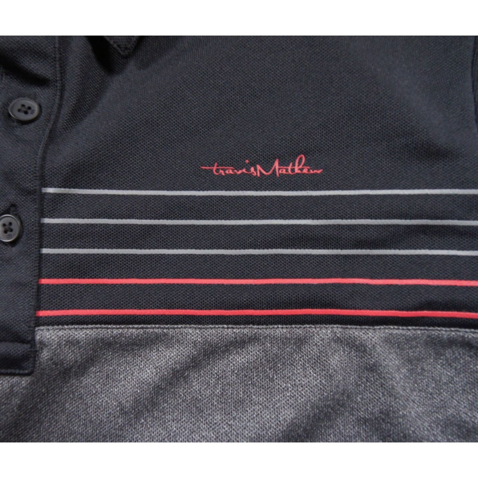TravisMathew Travis Mathew Shirt Mens Medium Polo Golf Short Sleeve Collared San Juan Oaks Black Polo Shirt Mens Medium Golf Sportswear Size US M / EU 48-50 / 2 - 3 Thumbnail