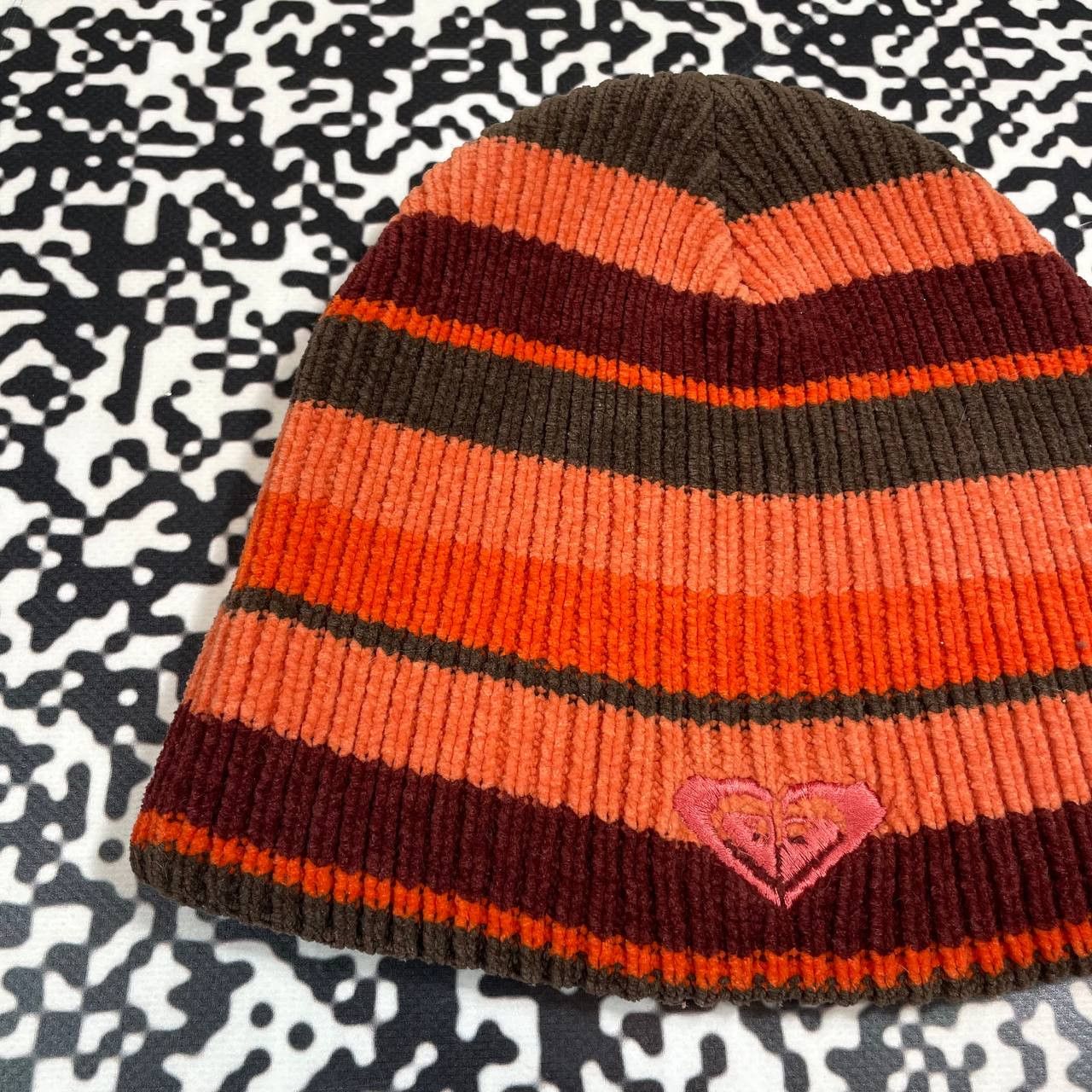 Quiksilver Vintage Y2K Quiksilver ROXY Striped Retro Surf Winter Hat Size ONE SIZE - 3 Thumbnail