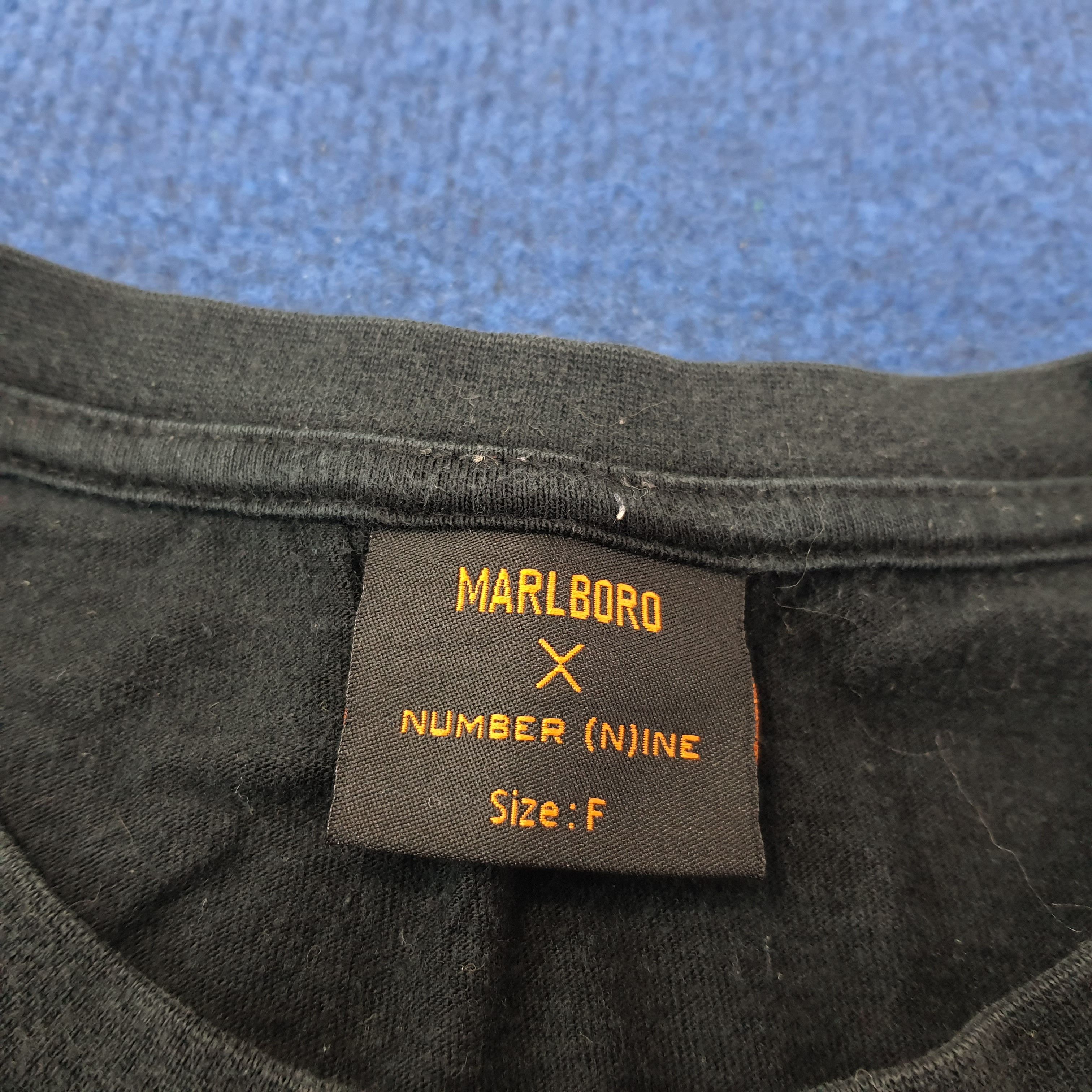 Number (N)ine Vintage Marlboro x Number Nine Japan Tshirt C249N40 Size US M / EU 48-50 / 2 - 4 Thumbnail