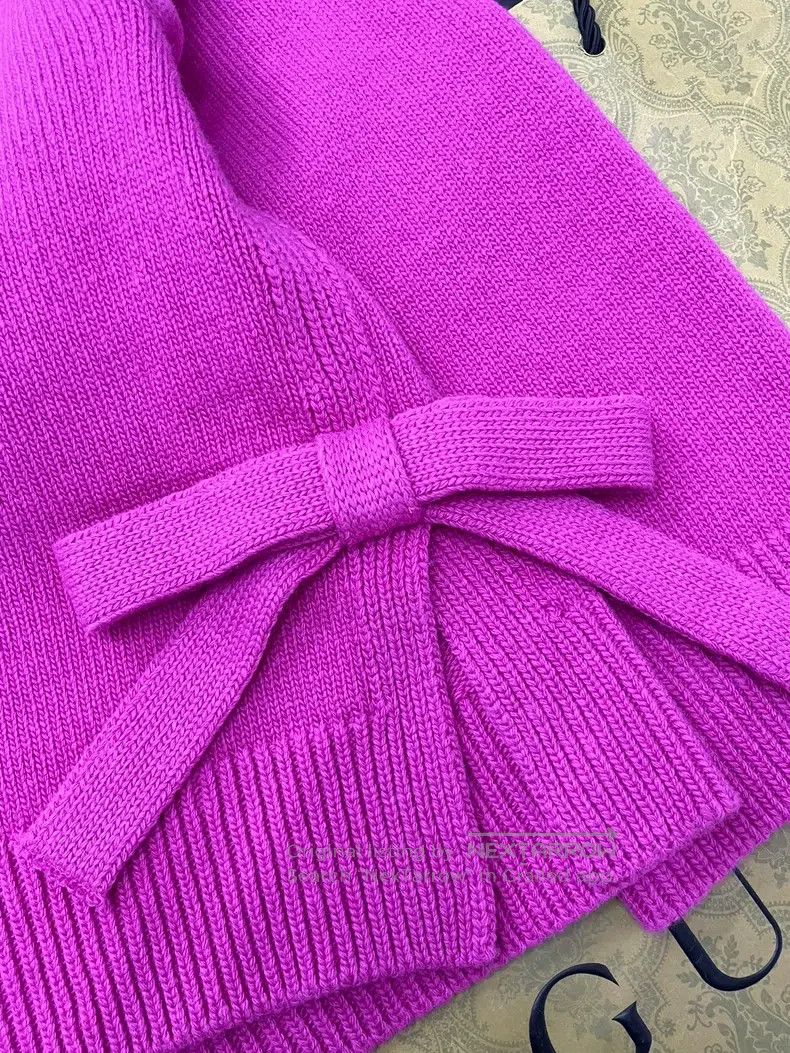 Valentino Valentino Knitted sweater with bows Size M / US 6-8 / IT 42-44 - 2 Thumbnail