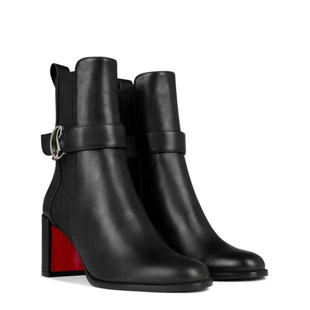 Christian Louboutin Cl Chelsea 70mm Low Boots Size US 7 / IT 37 - 4 Thumbnail