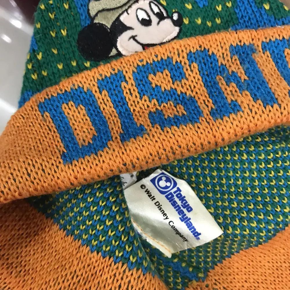 Disney × Mickey Mouse × Vintage Disney Mickey Mouse Disneyland Fullprint Beanie Hat Size ONE SIZE - 4 Thumbnail