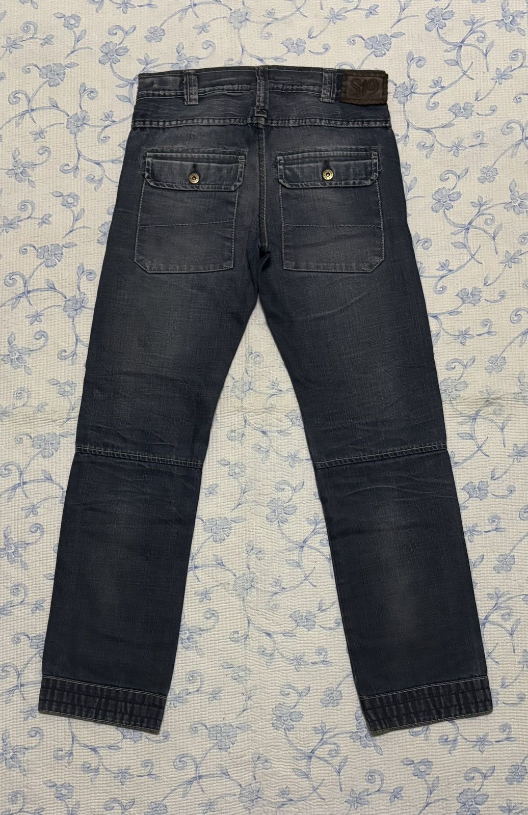 Vintage S19 Streetwear Jeans Distressed Denim Size US 32 / EU 48 - 10 Thumbnail