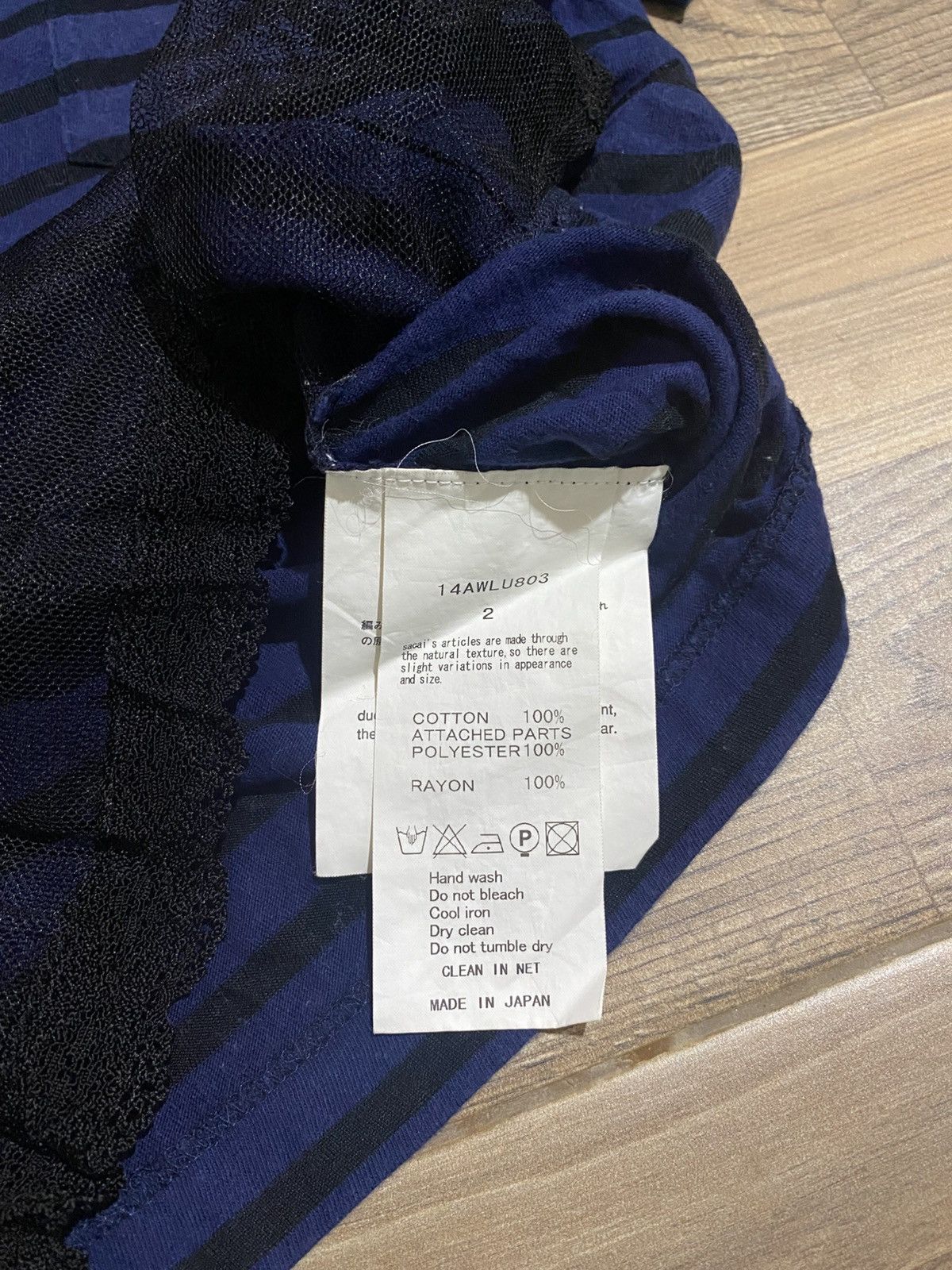 Sacai SACAI DOUBLE LAYERED TSHIRT Size ONE SIZE - 4 Thumbnail