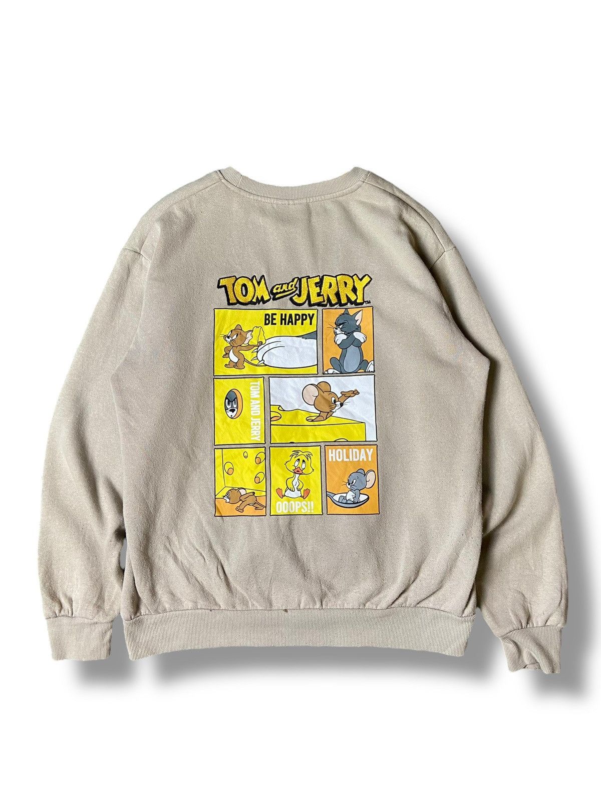 Japanese Brand × Vintage Tom & Jerry Backprint Crewneck Sweatshirt (123) Size US L / EU 52-54 / 3 - 1 Thumbnail